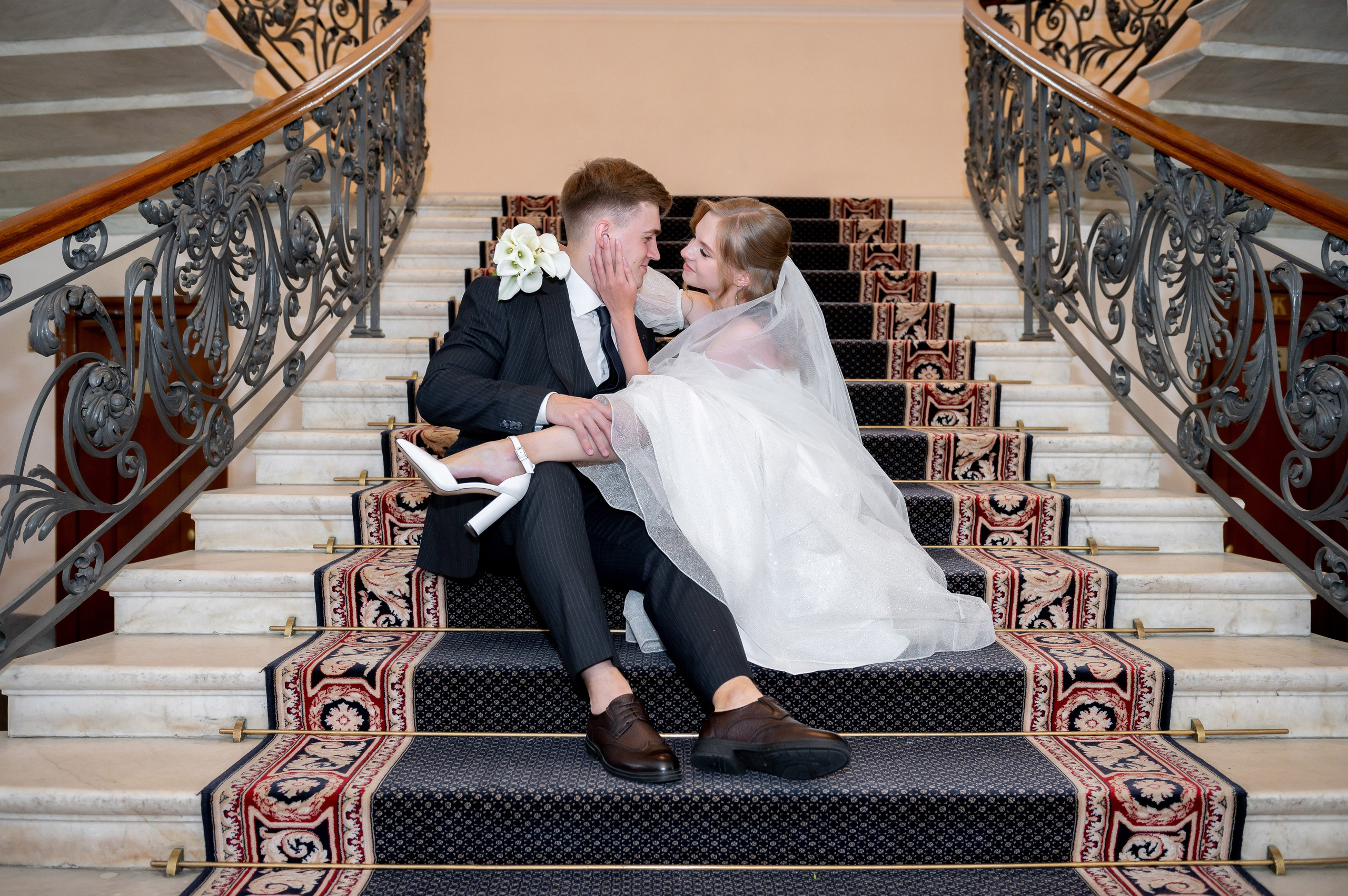 Анастасия и Михаил (Второй Дворец Бракосочетания на Фурштатской улице 52, фотосессия в Таврическом парке). Портретный, семейный и свадебный фотограф в Санкт-Петербурге и в Пушкине Ширяев Денис