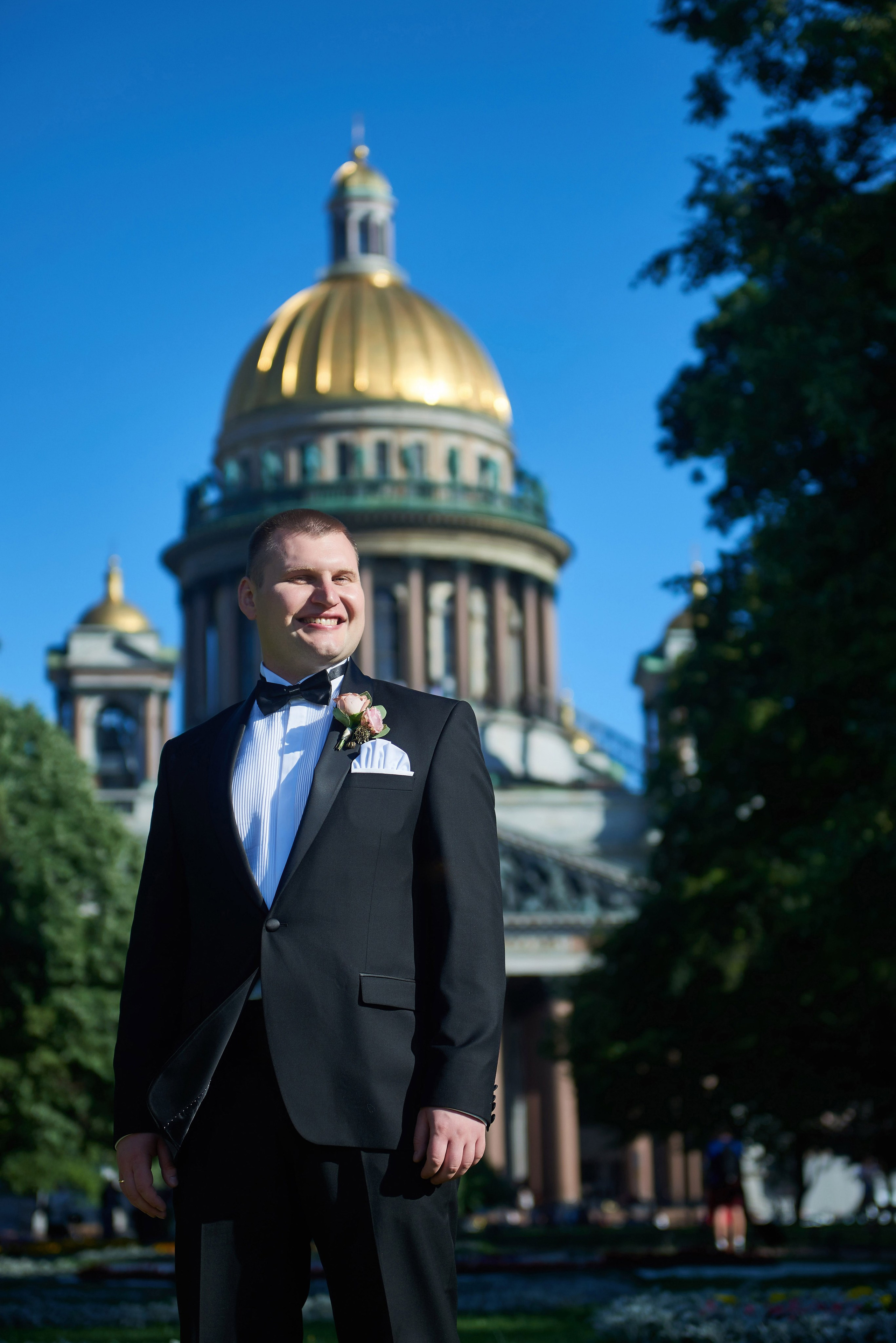 Юлия и Антон (Первый Дворец Бракосочетания, прогулка на Елагином острове). Портретный, семейный и свадебный фотограф в Санкт-Петербурге и в Пушкине Ширяев Денис