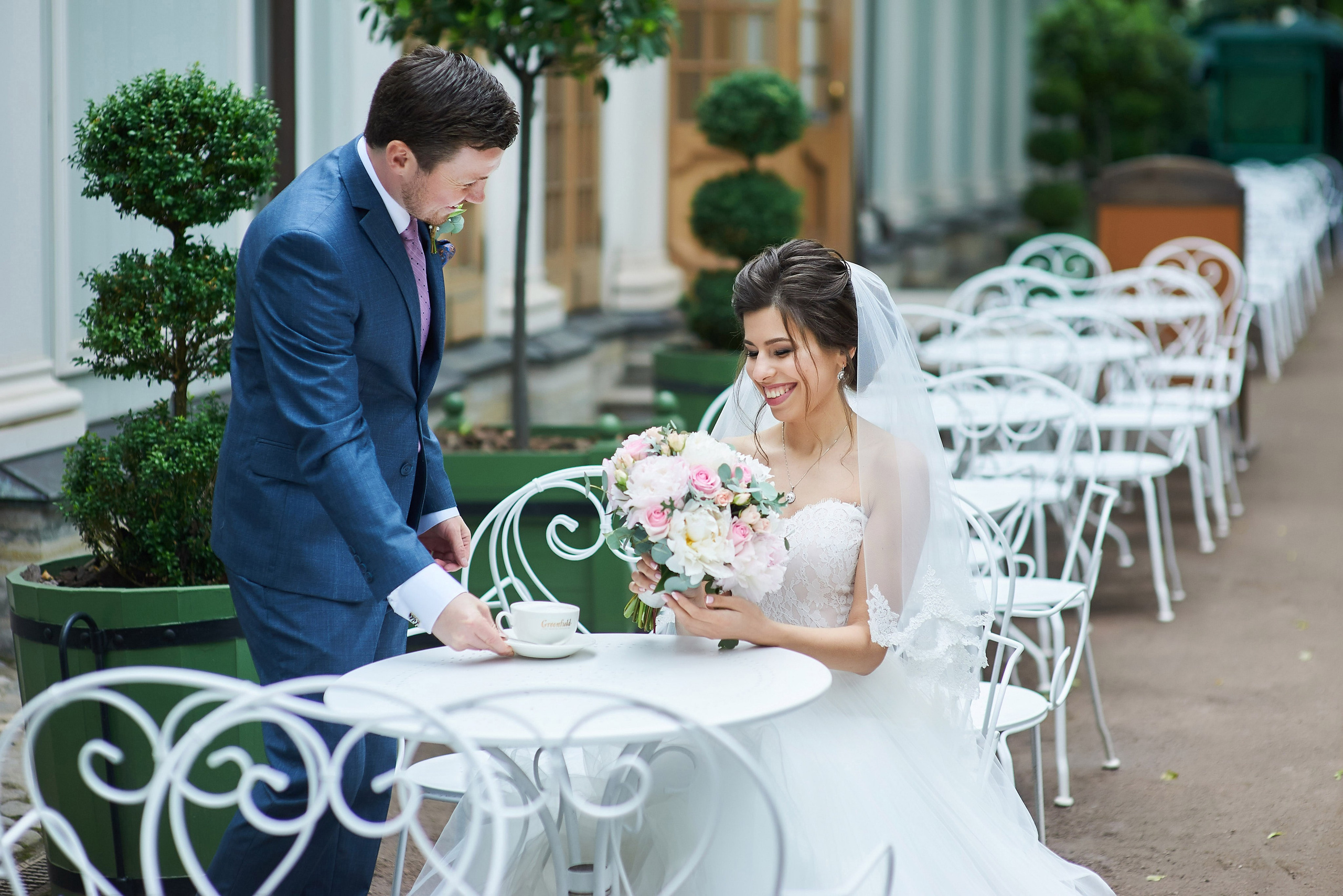 Валерия и Андрей (свадебная фотосессия в Летнем саду). Портретный, семейный и свадебный фотограф в Санкт-Петербурге и в Пушкине Ширяев Денис