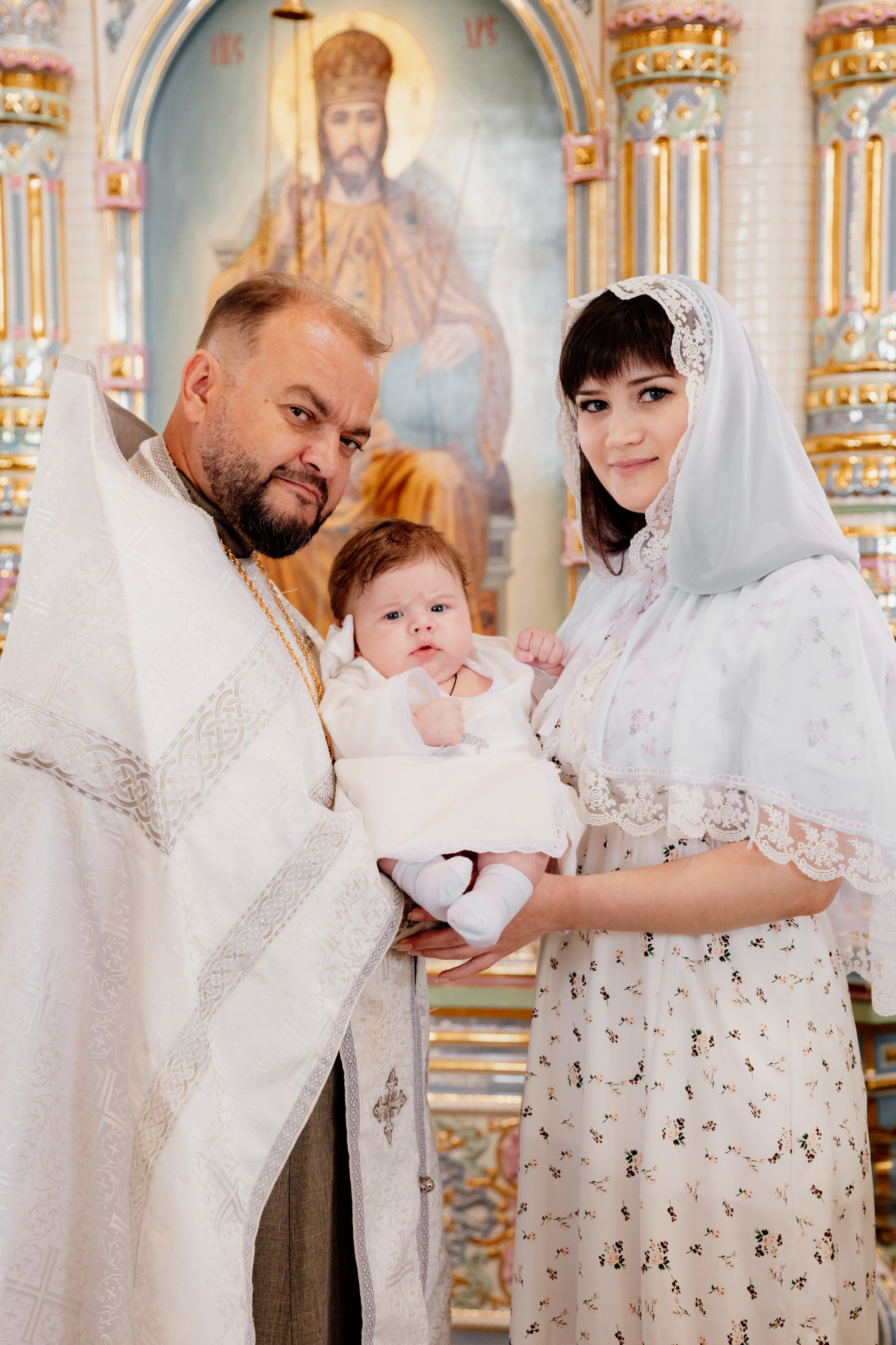 Крещение Ивана. Семейный фотограф документалист в Пензе Лопатинская Татья