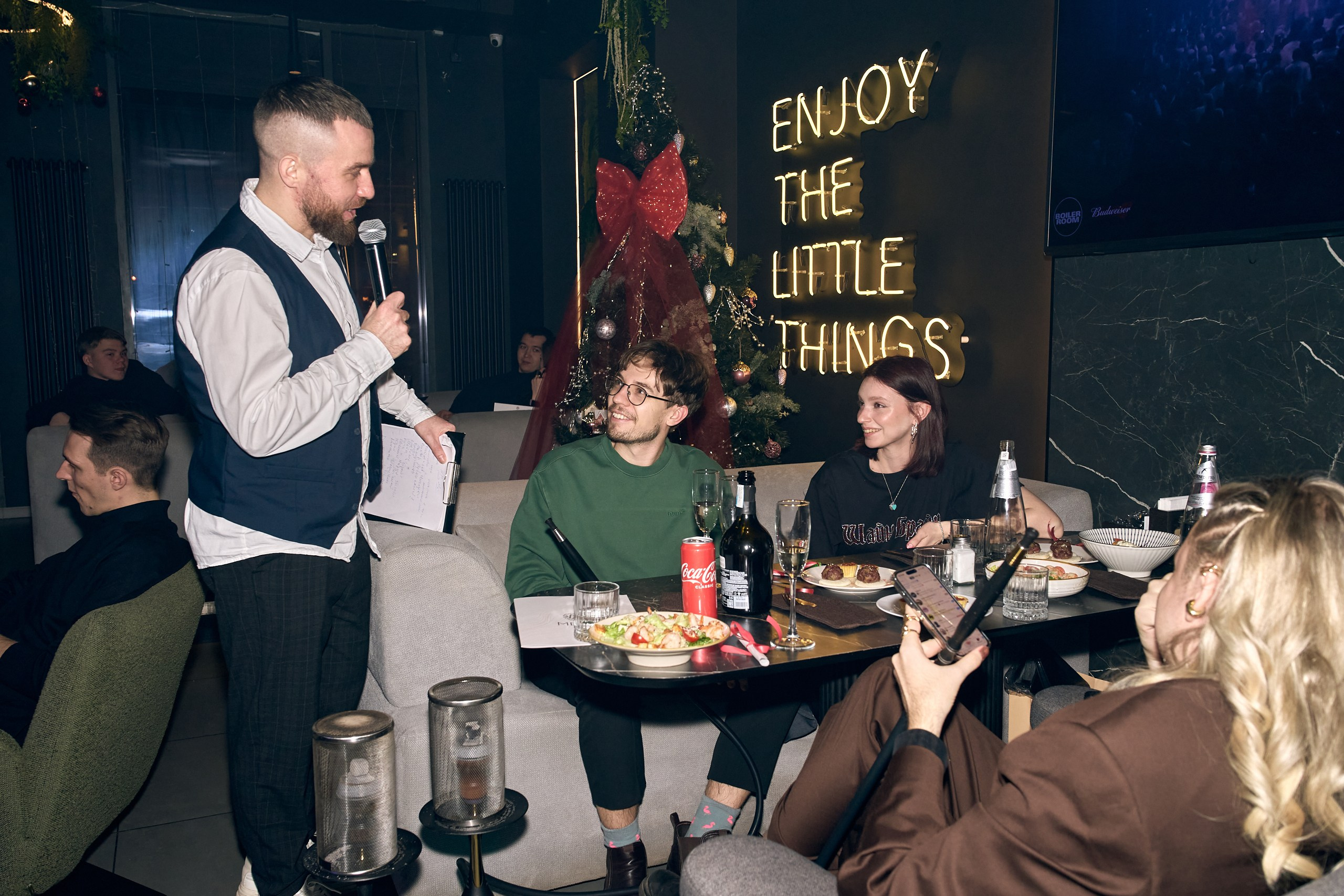 Новогодняя ночь в Мята Platinum. Контент-фотограф в Москве Тима Забабурин