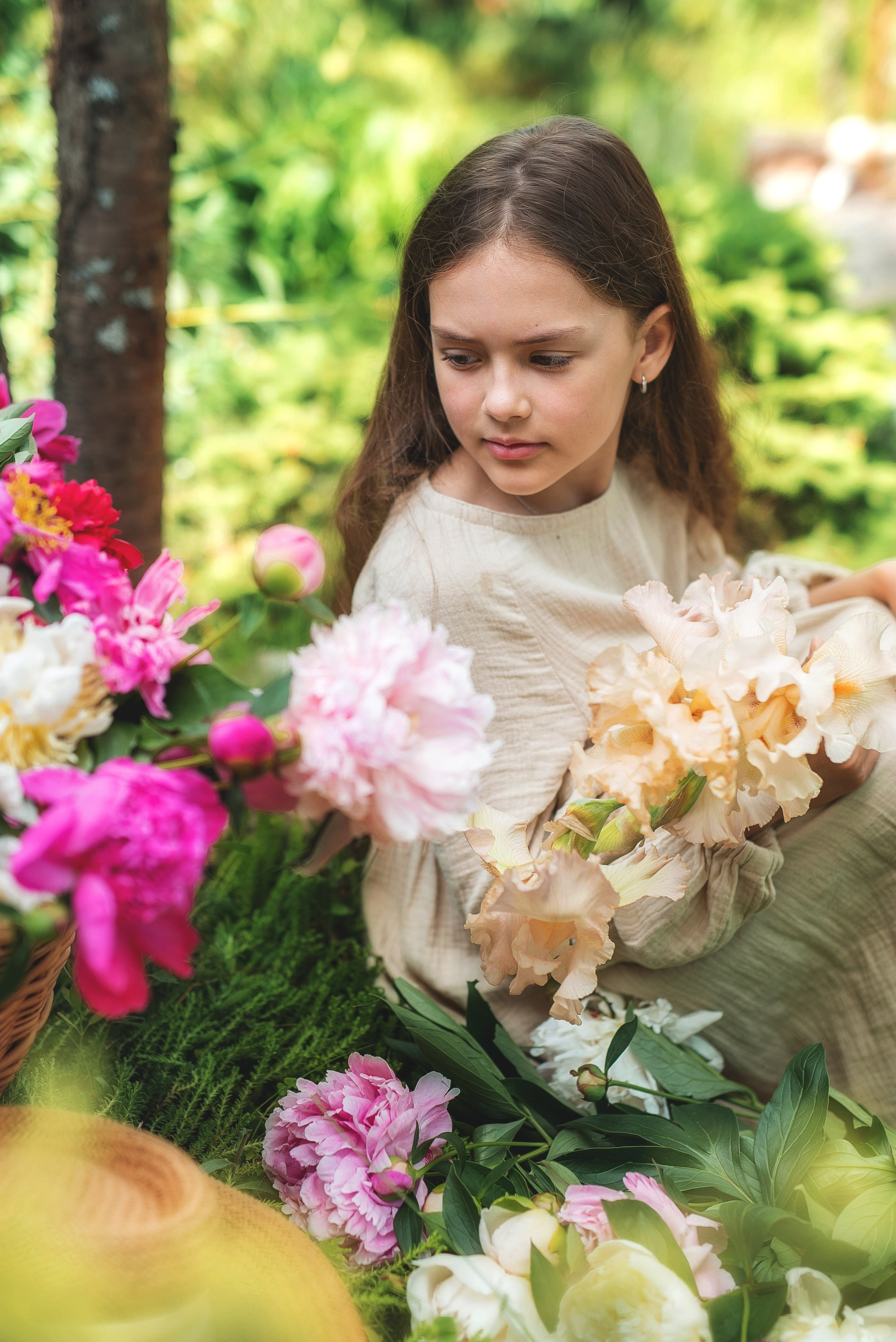 Фотосессия в пионах. Семейный, детский фотограф в Воронеже Анна Никитина
