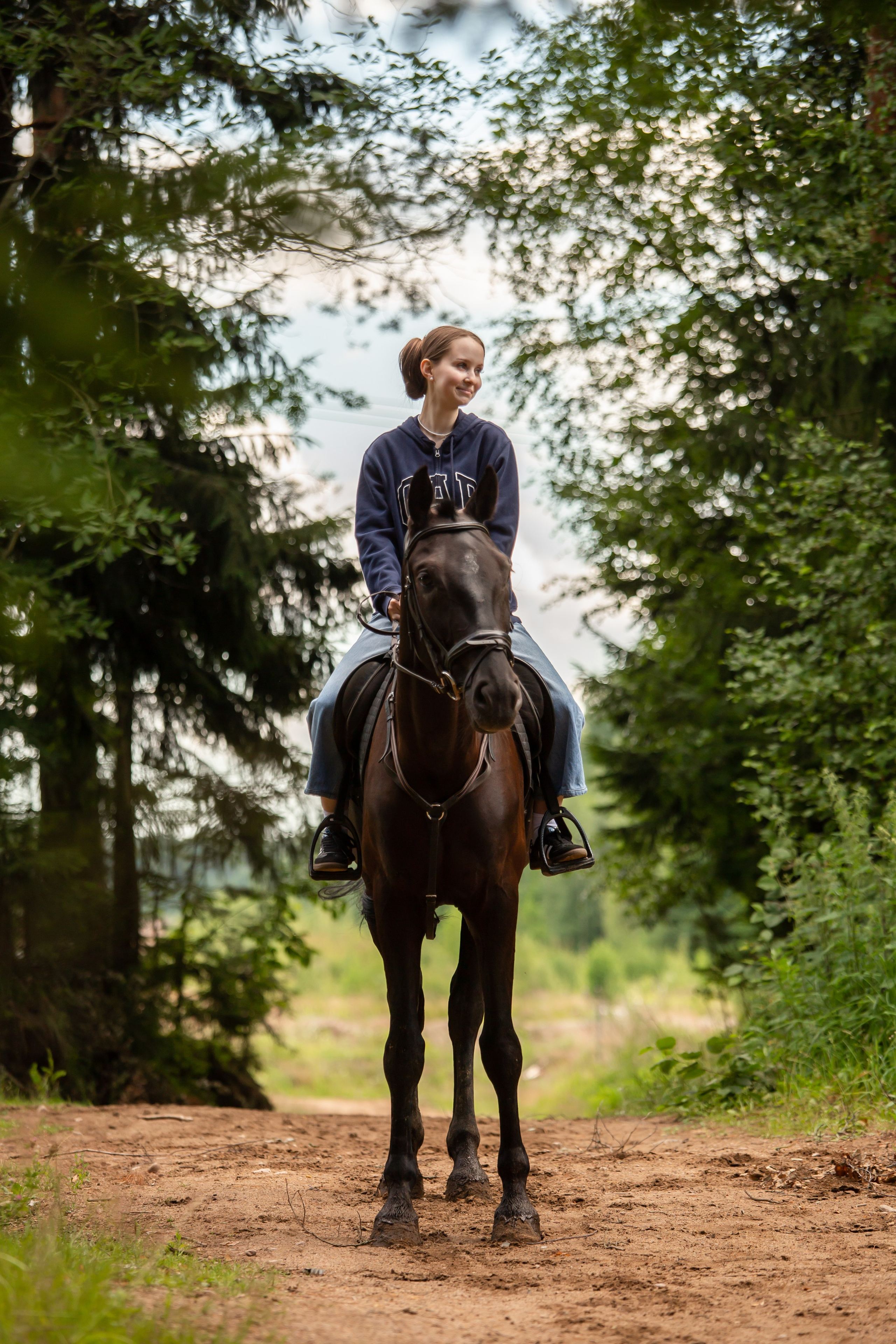 Фотопрогулки с Гороскопом. Конный фотограф в Санкт-Петербурге Анна Лебедева