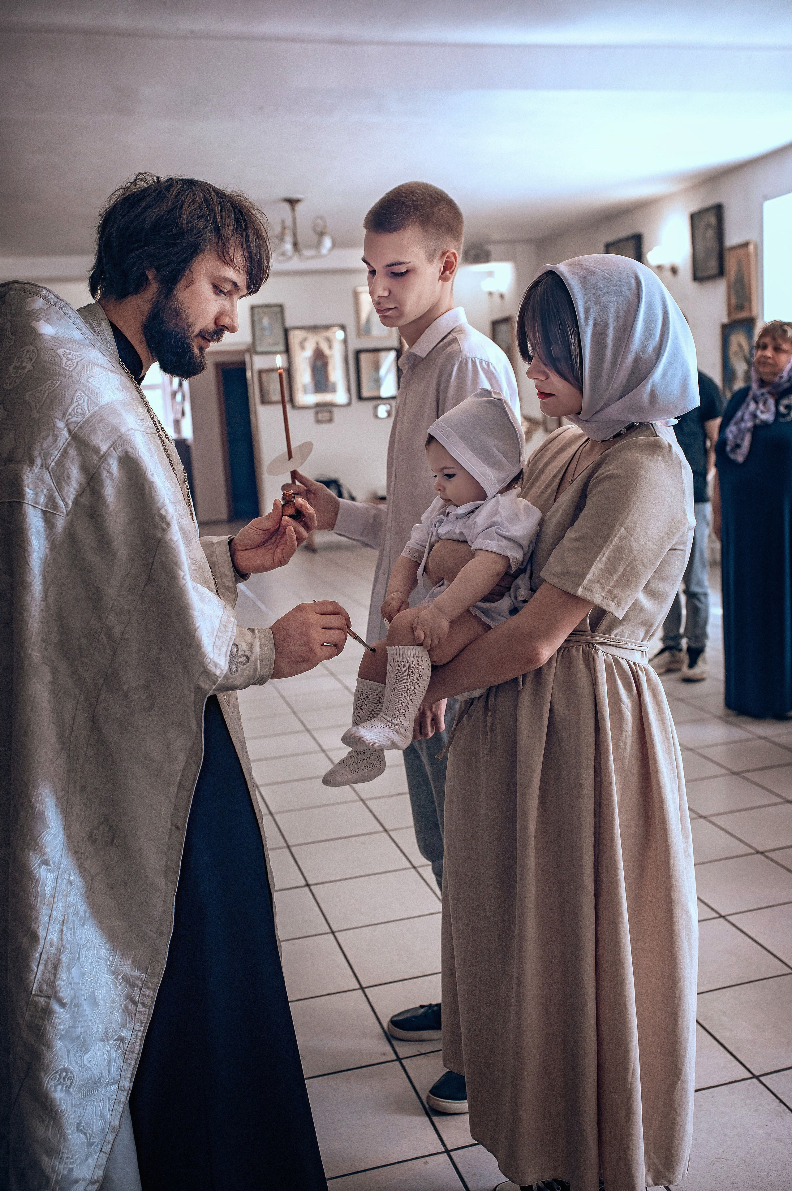 Фото крещения в Красноярске. Фотографы крещения/венчания  Красноярск Татьяна и Вячеслав Переваловы