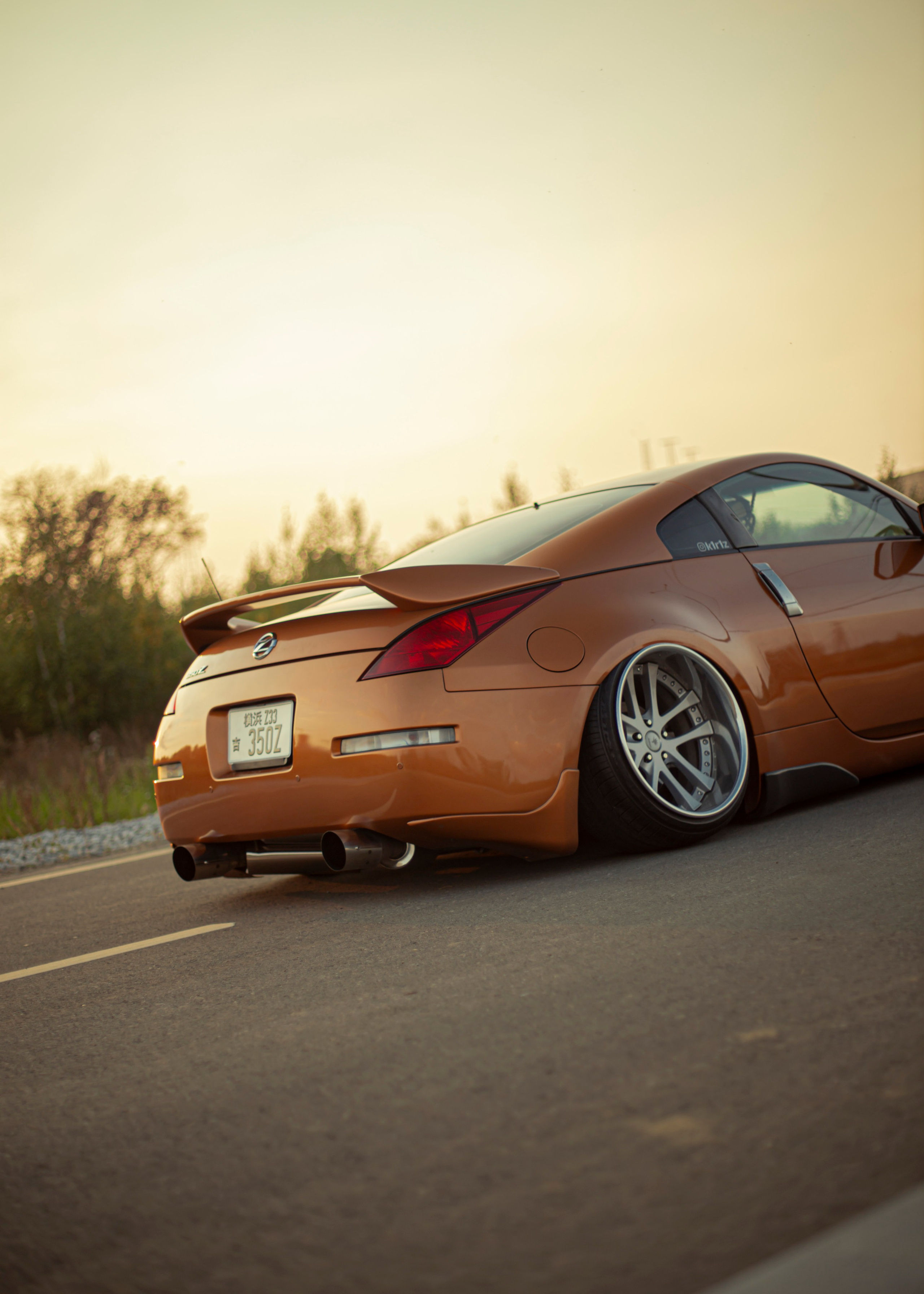 Nissan 350z sunset. Автомобильный фотограф в Екатеринбурге Сергей Эндерс