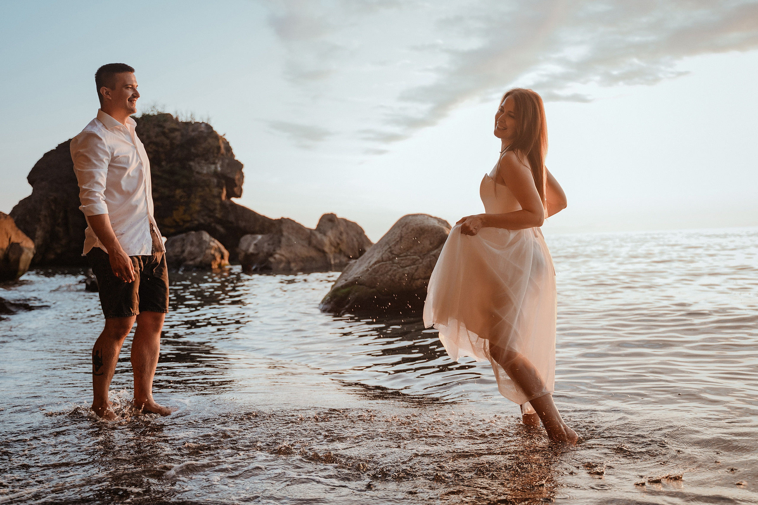 Alex & Nadya 🖤 Wedding photo session in Batumi. Photographer Sergey Otkrytyi in Batumi & Tbilisi
