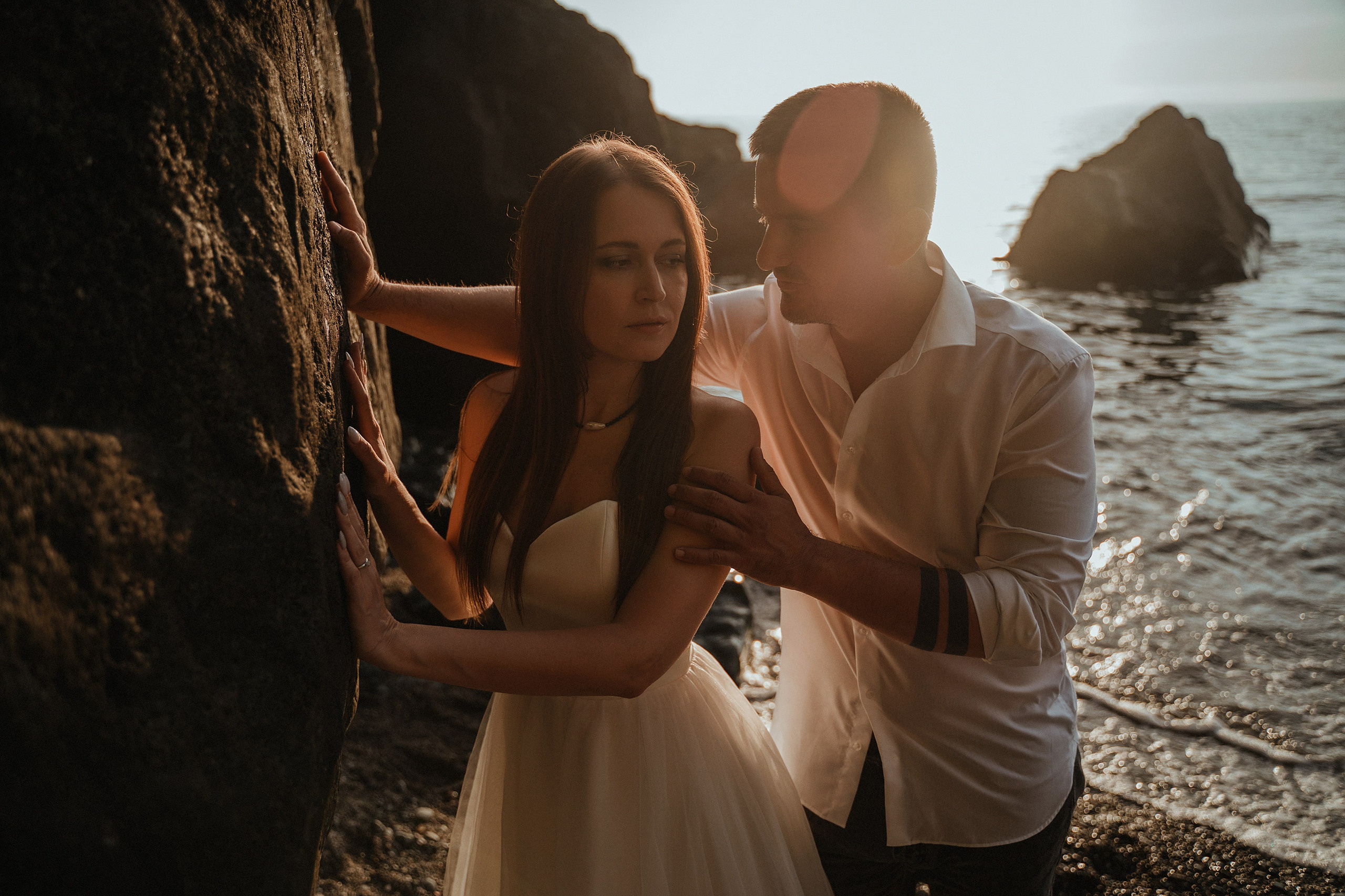 Alex & Nadya 🖤 Wedding photo session in Batumi. Photographer Sergey Otkrytyi in Batumi & Tbilisi