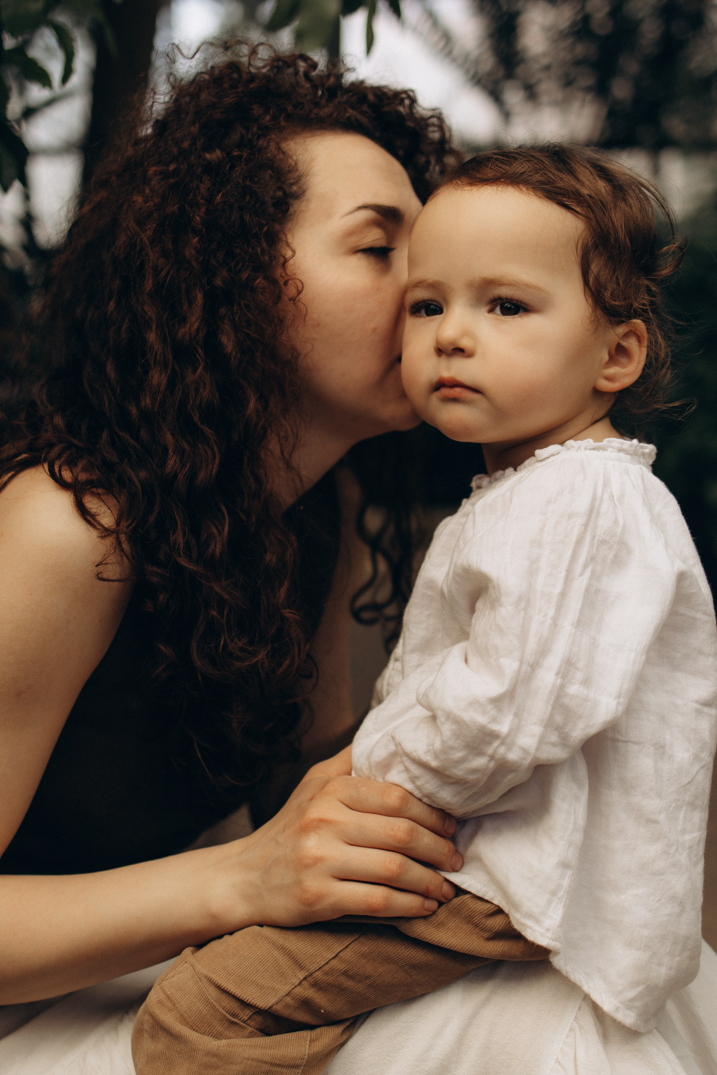 Прогулка по оранжерее. Семейный фотограф в Москве Ксения Аганина