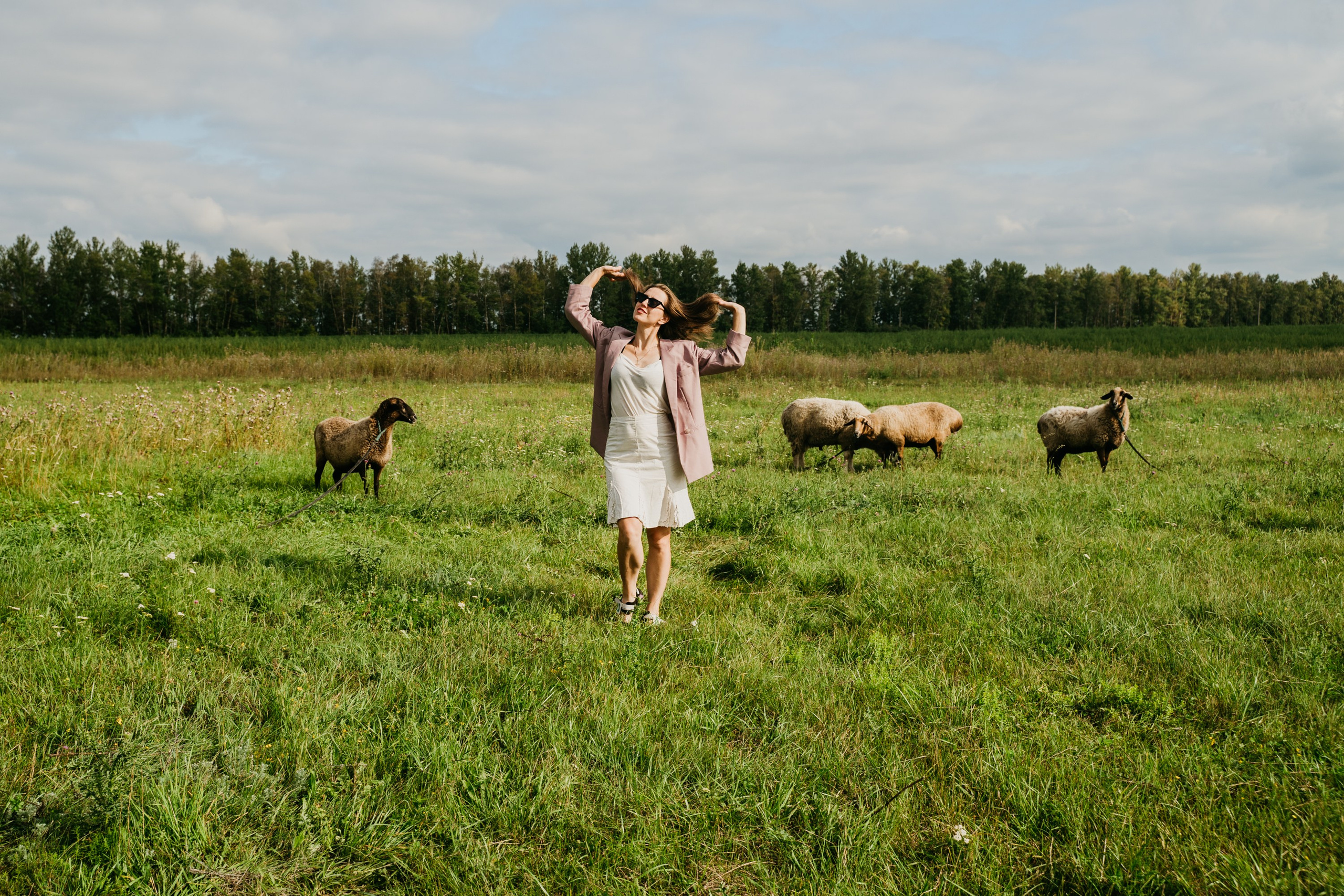 Деревенские мотивы портретной фотографии. Свадебный, семейный, портретный, репортажный фотограф в Санкт-Петербурге