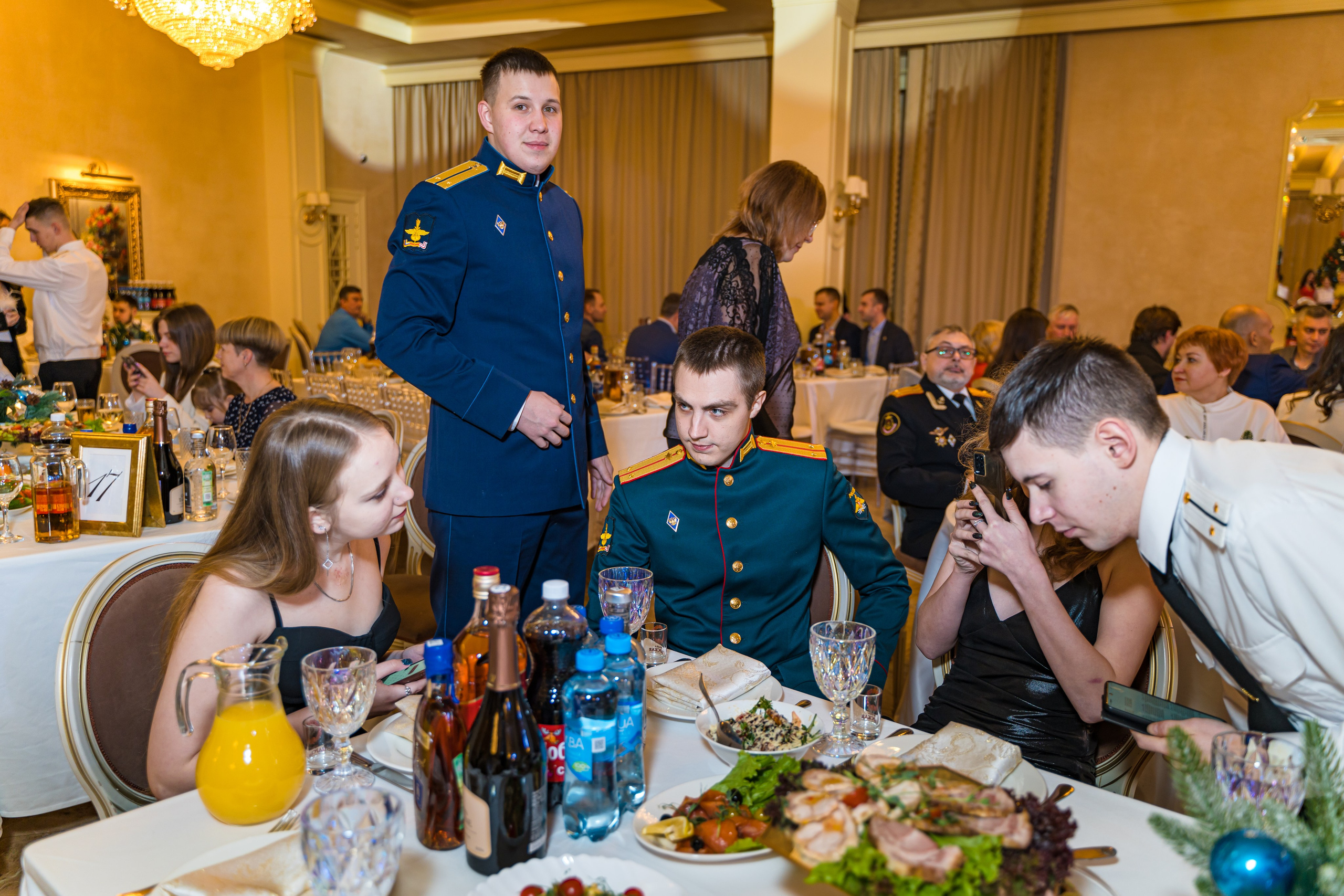 Фотосъемка выпуска военной академии и вручение дипломов