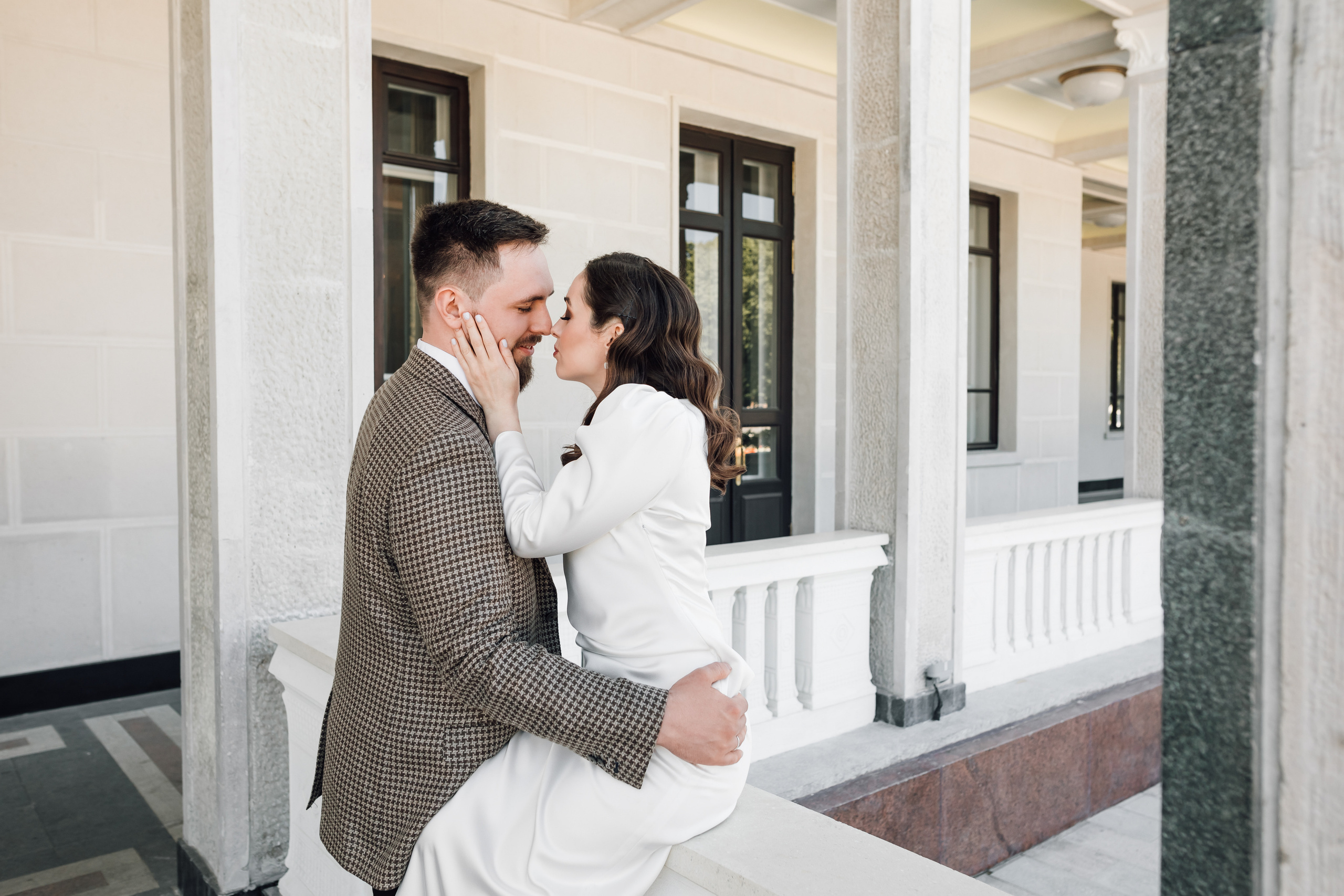Таня и Саша. Речной вокзал. Свадебный и семейный фотограф в Москве Евгения Лисина