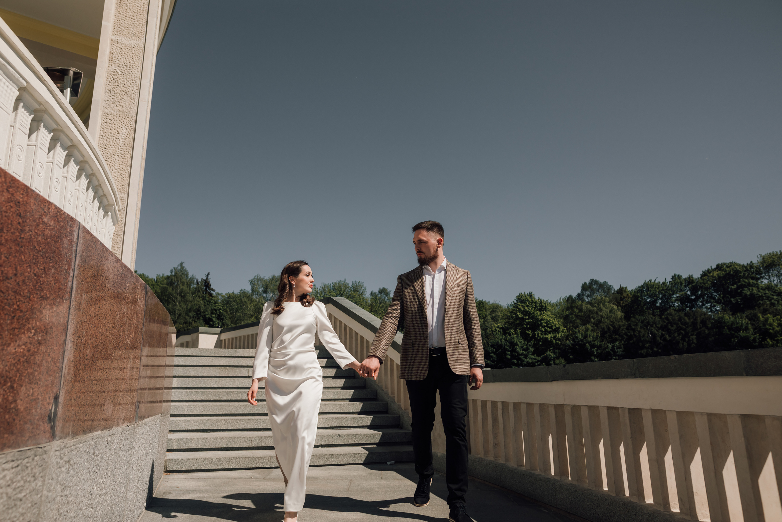 Таня и Саша. Речной вокзал. Свадебный и семейный фотограф в Москве Евгения Лисина