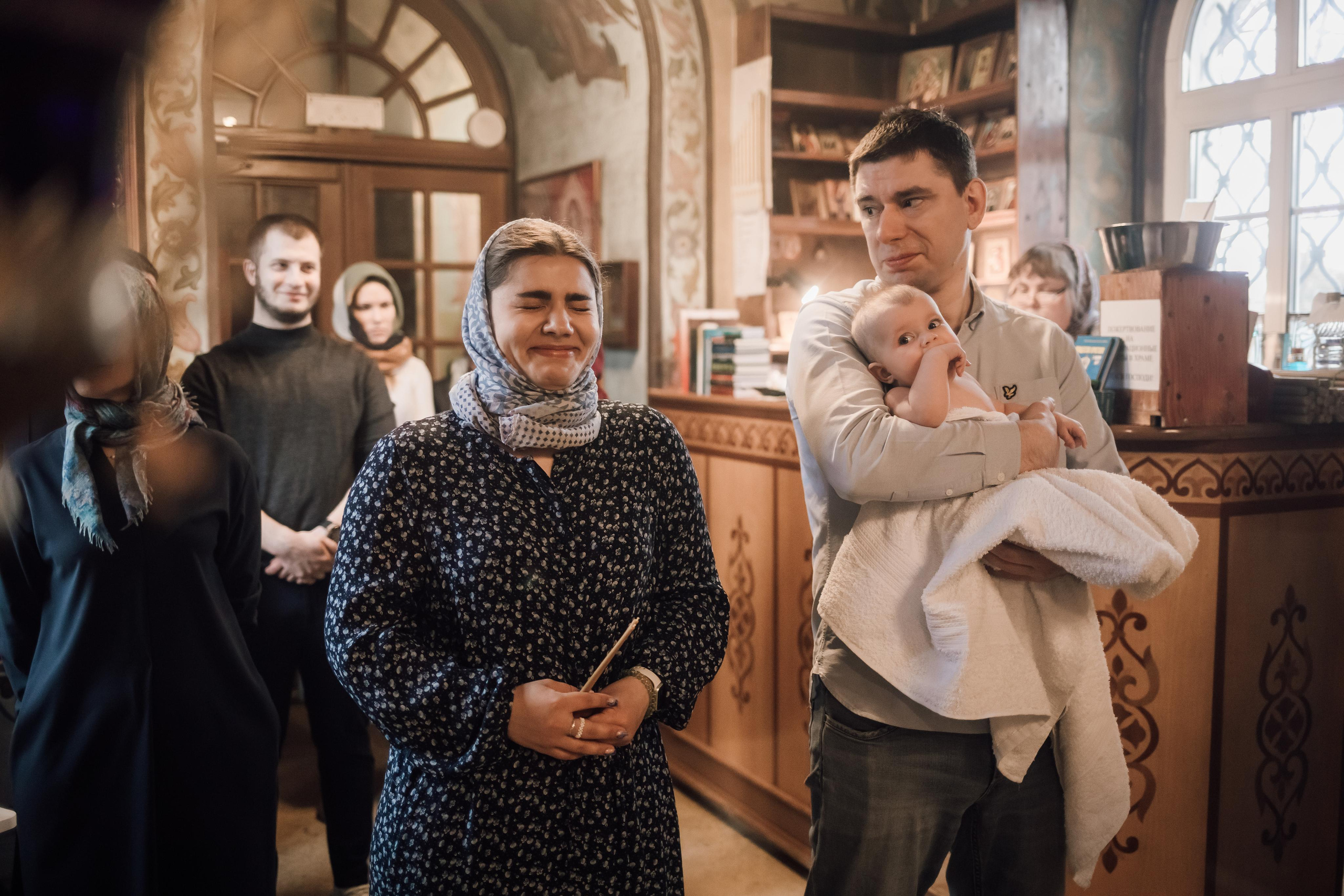 Фотоъемка крещения в Москве. Свадебный и семейный фотограф в Москве Евгения Лисина