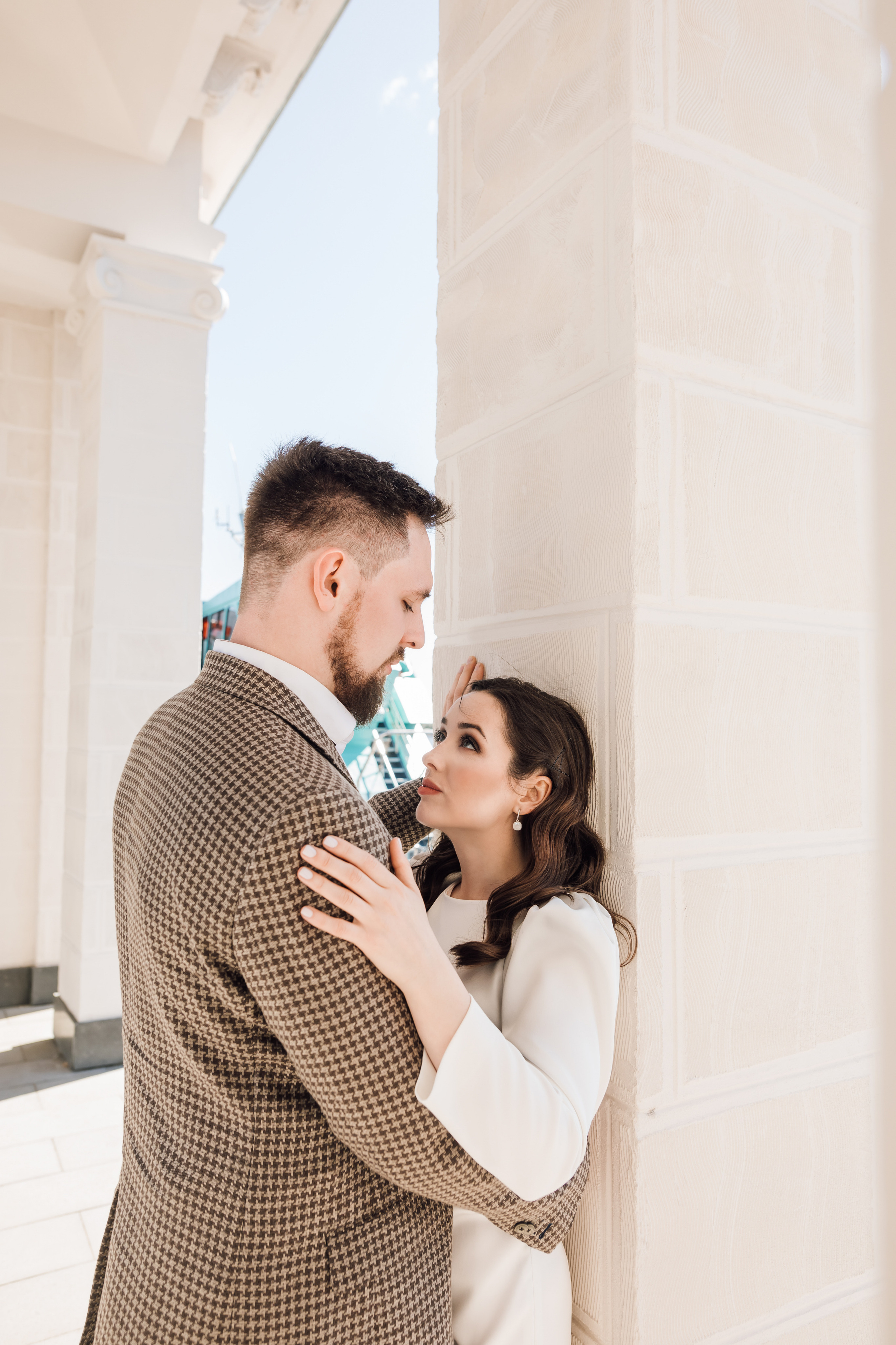 Таня и Саша. Речной вокзал. Свадебный и семейный фотограф в Москве Евгения Лисина