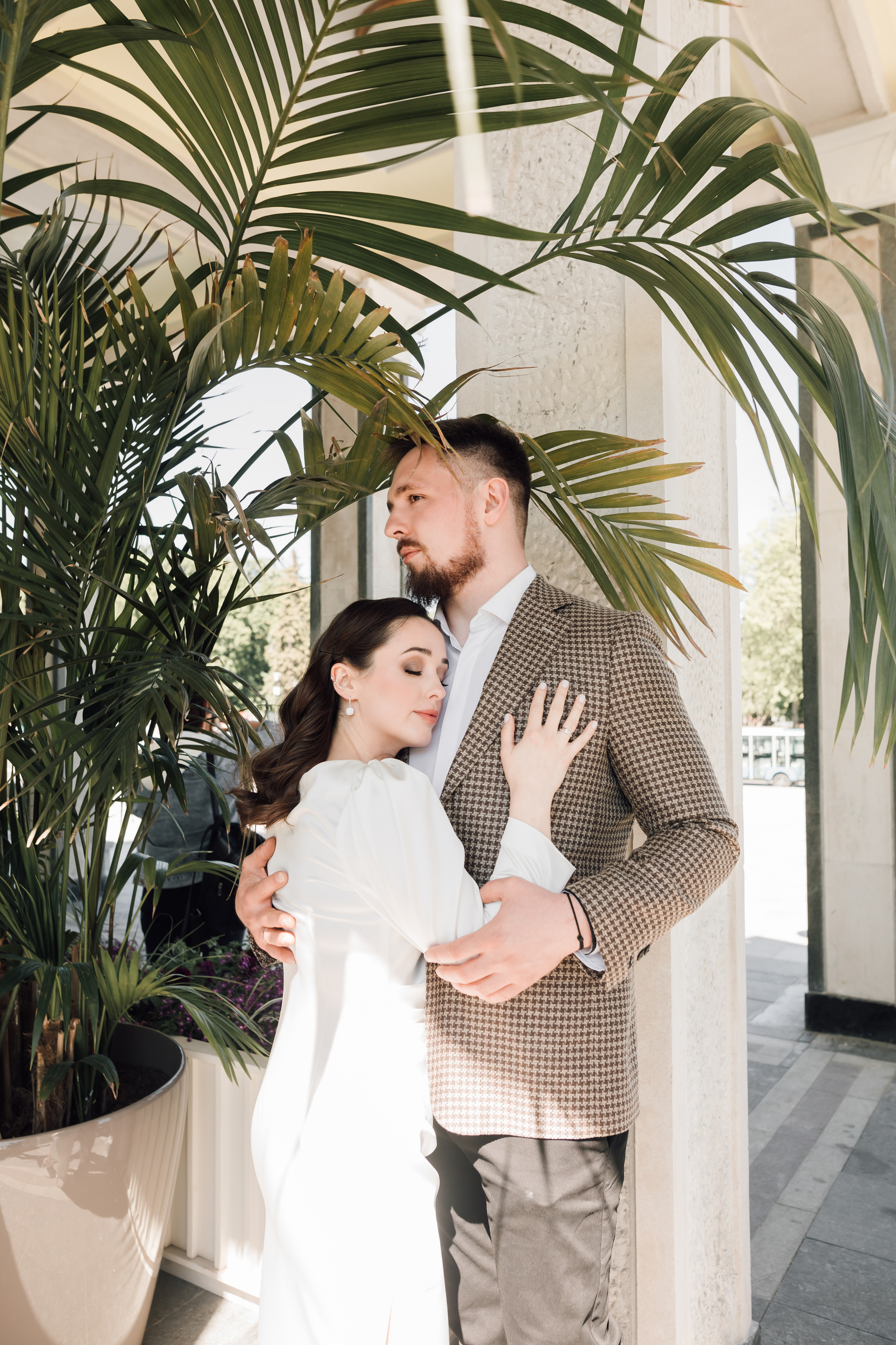 Таня и Саша. Речной вокзал. Свадебный и семейный фотограф в Москве Евгения Лисина