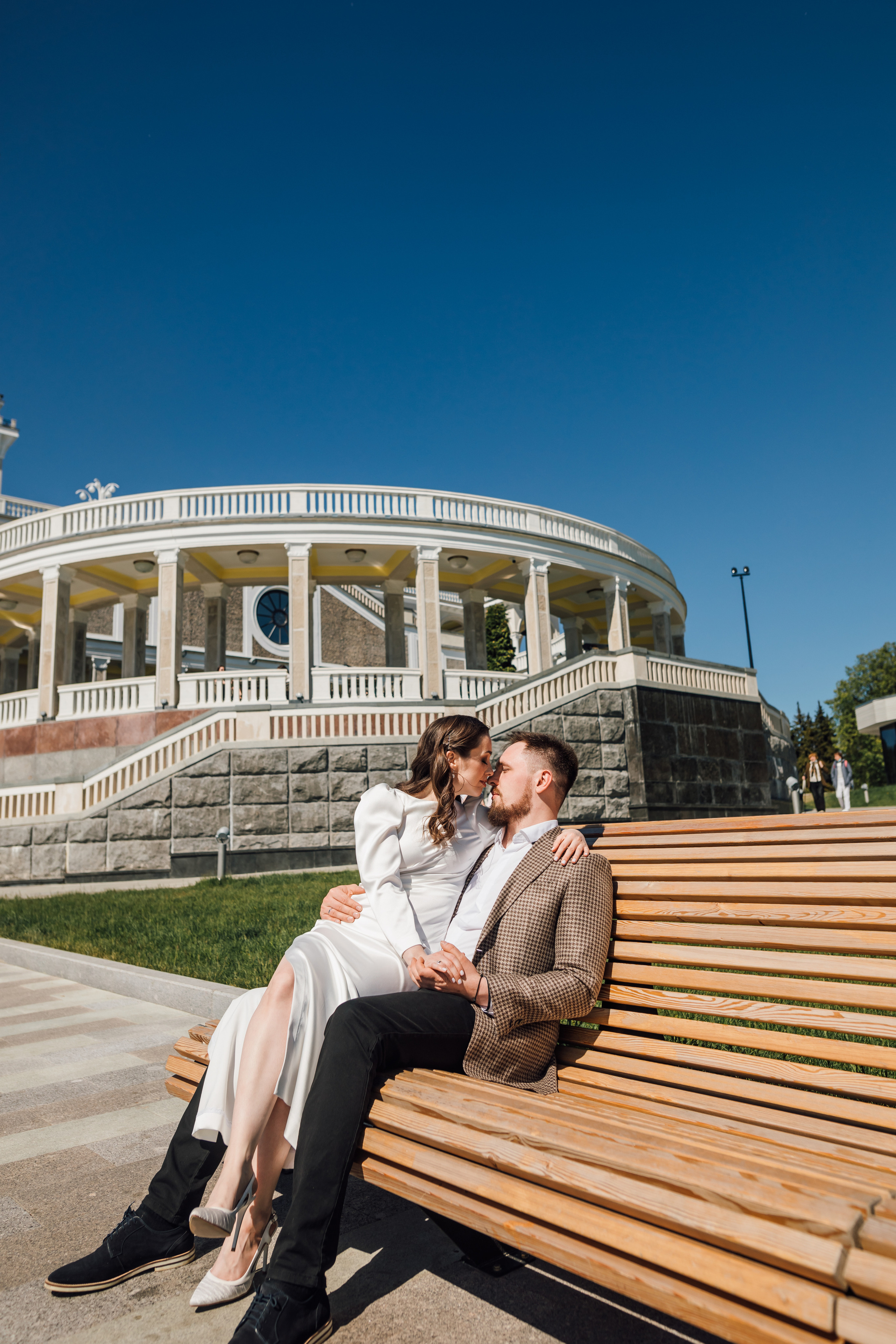 Таня и Саша. Речной вокзал. Свадебный и семейный фотограф в Москве Евгения Лисина
