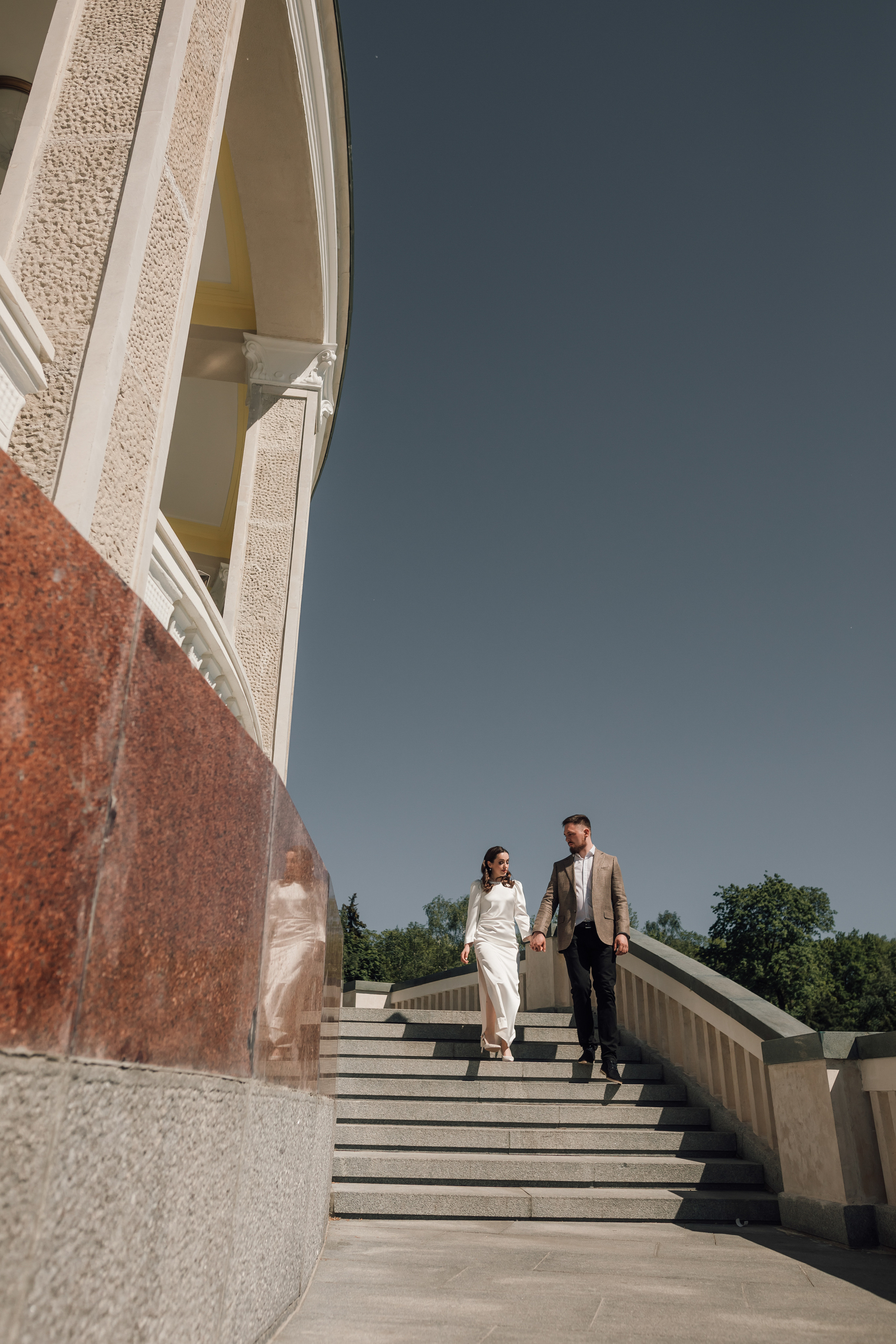 Таня и Саша. Речной вокзал. Свадебный и семейный фотограф в Москве Евгения Лисина