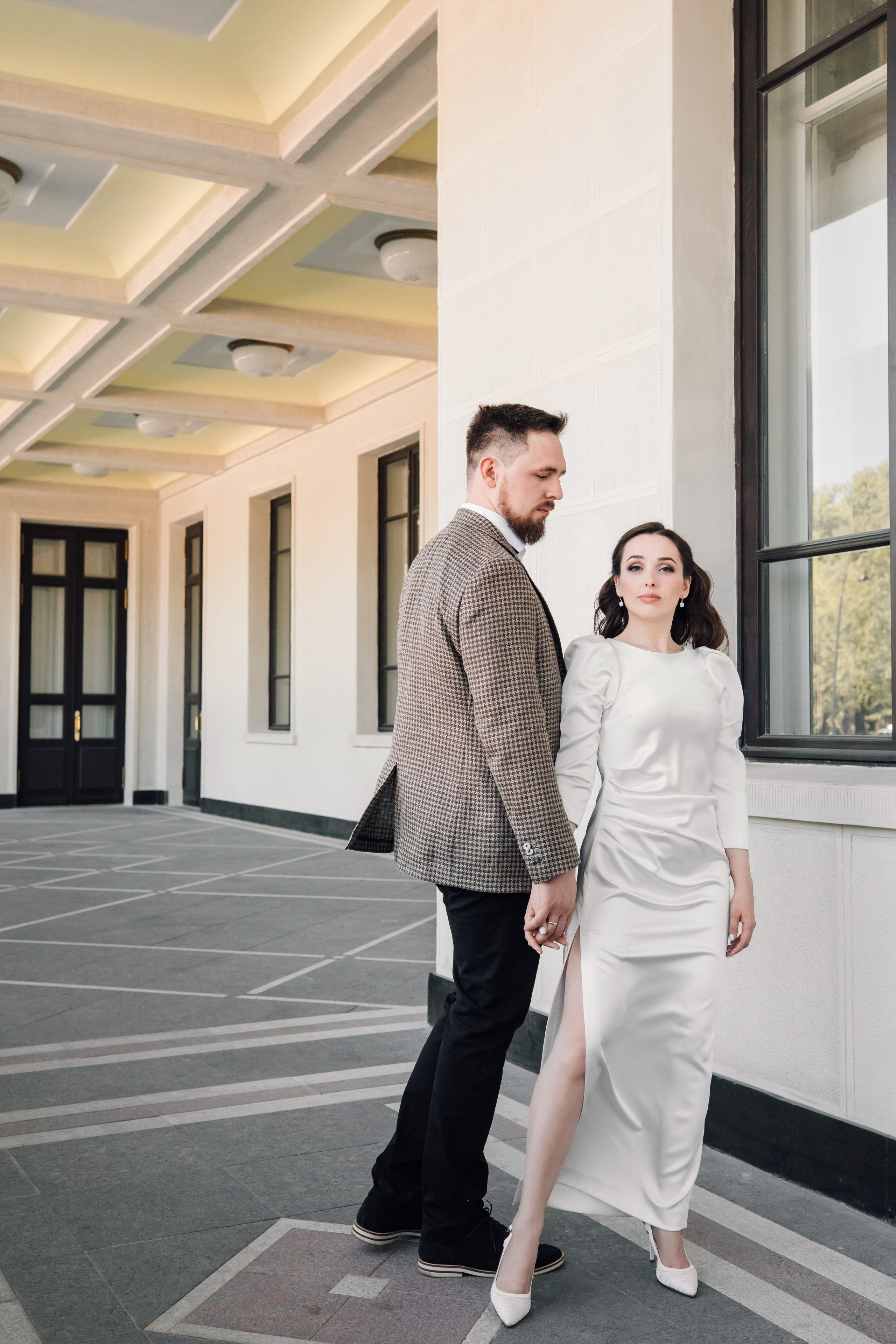 Таня и Саша. Речной вокзал. Свадебный и семейный фотограф в Москве Евгения Лисина