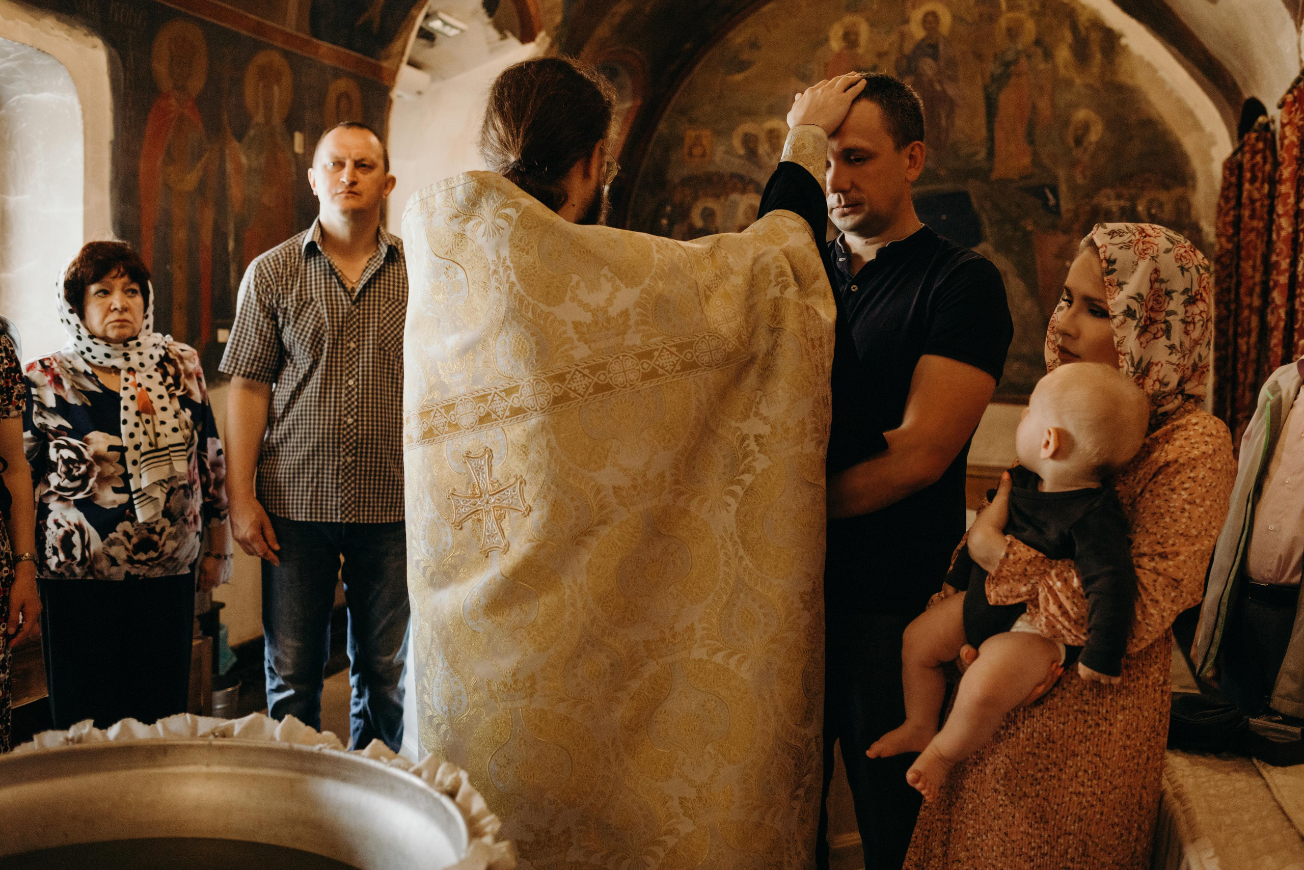 Фотоъемка крещения в Москве. Свадебный и семейный фотограф в Москве Евгения Лисина