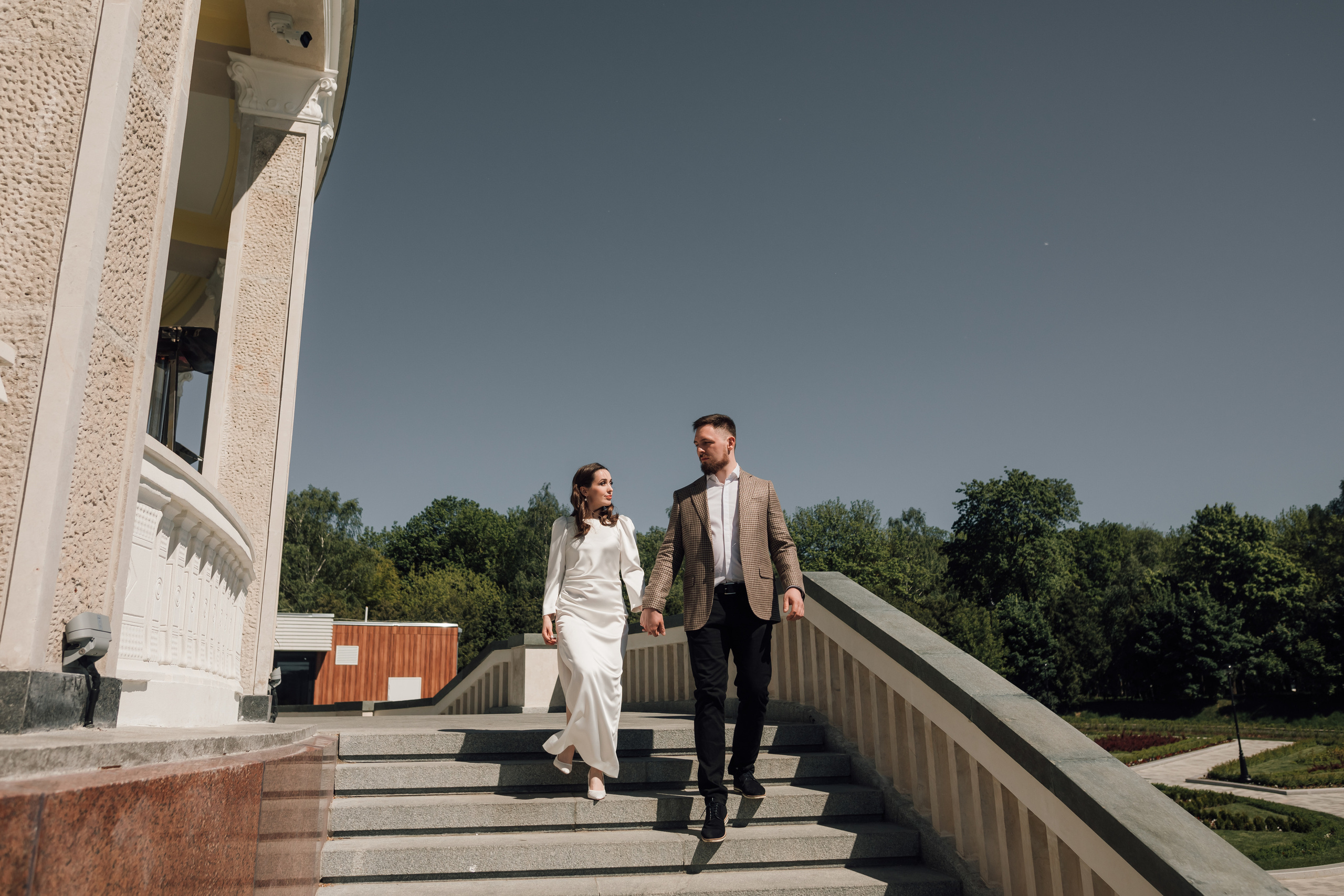 Таня и Саша. Речной вокзал. Свадебный и семейный фотограф в Москве Евгения Лисина