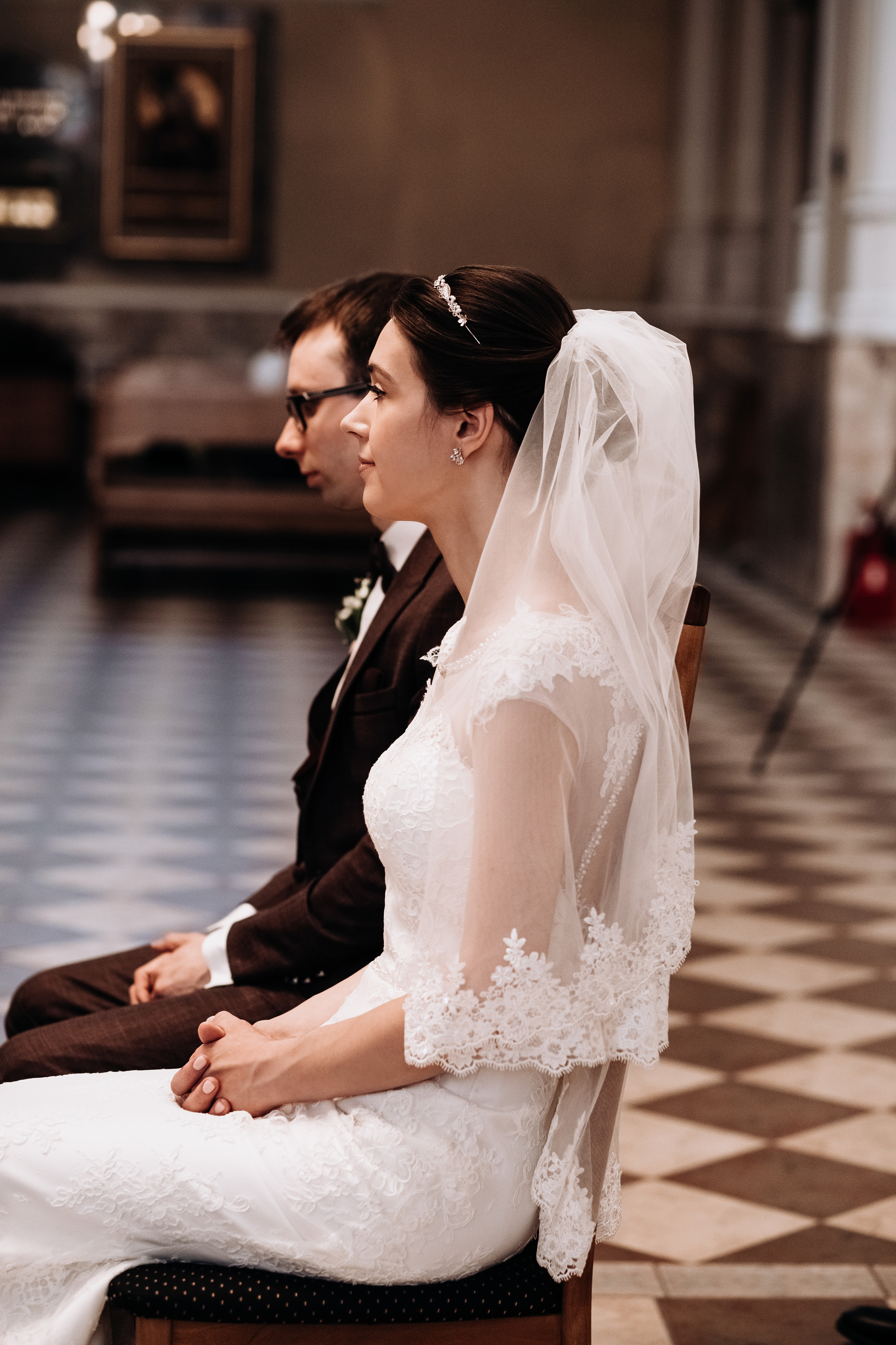 Олег и Вера. Венчание в католическом храме. Свадебный и семейный фотограф в Москве Евгения Лисина