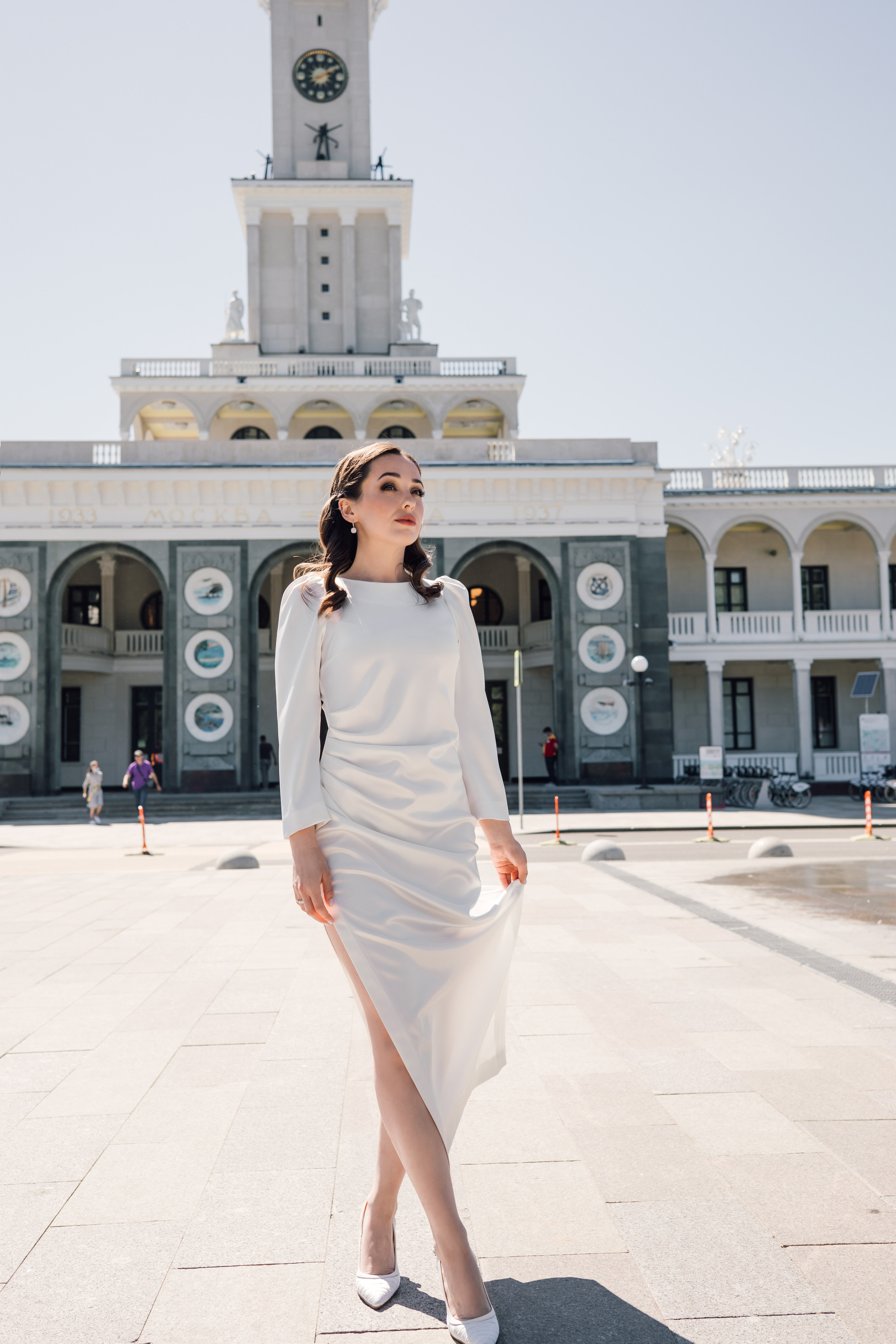 Таня и Саша. Речной вокзал. Свадебный и семейный фотограф в Москве Евгения Лисина