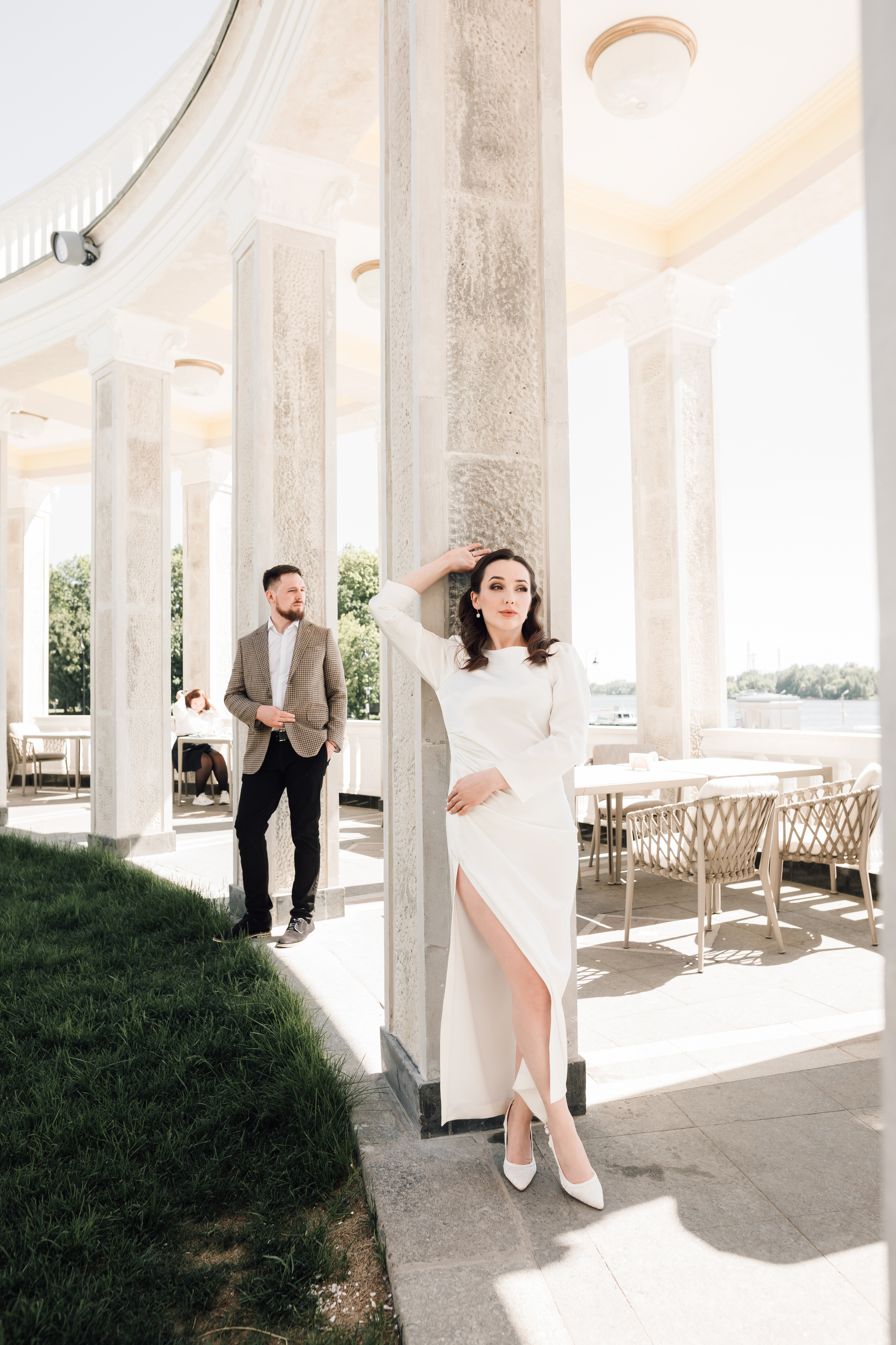 Таня и Саша. Речной вокзал. Свадебный и семейный фотограф в Москве Евгения Лисина