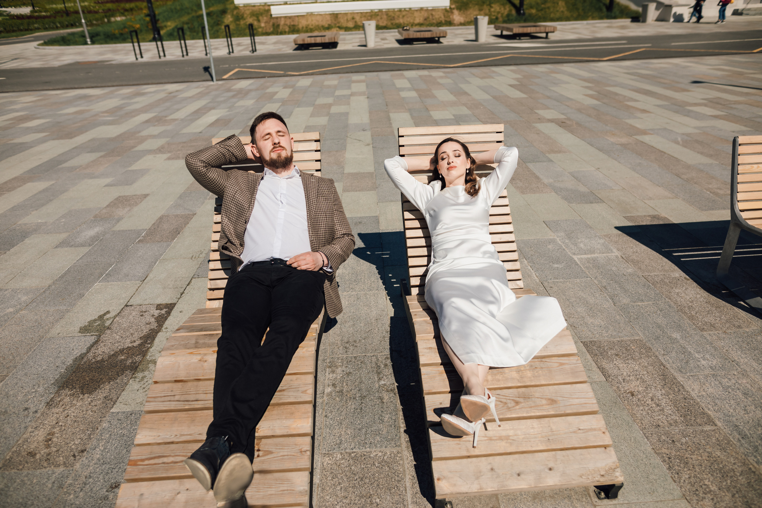 Таня и Саша. Речной вокзал. Свадебный и семейный фотограф в Москве Евгения Лисина