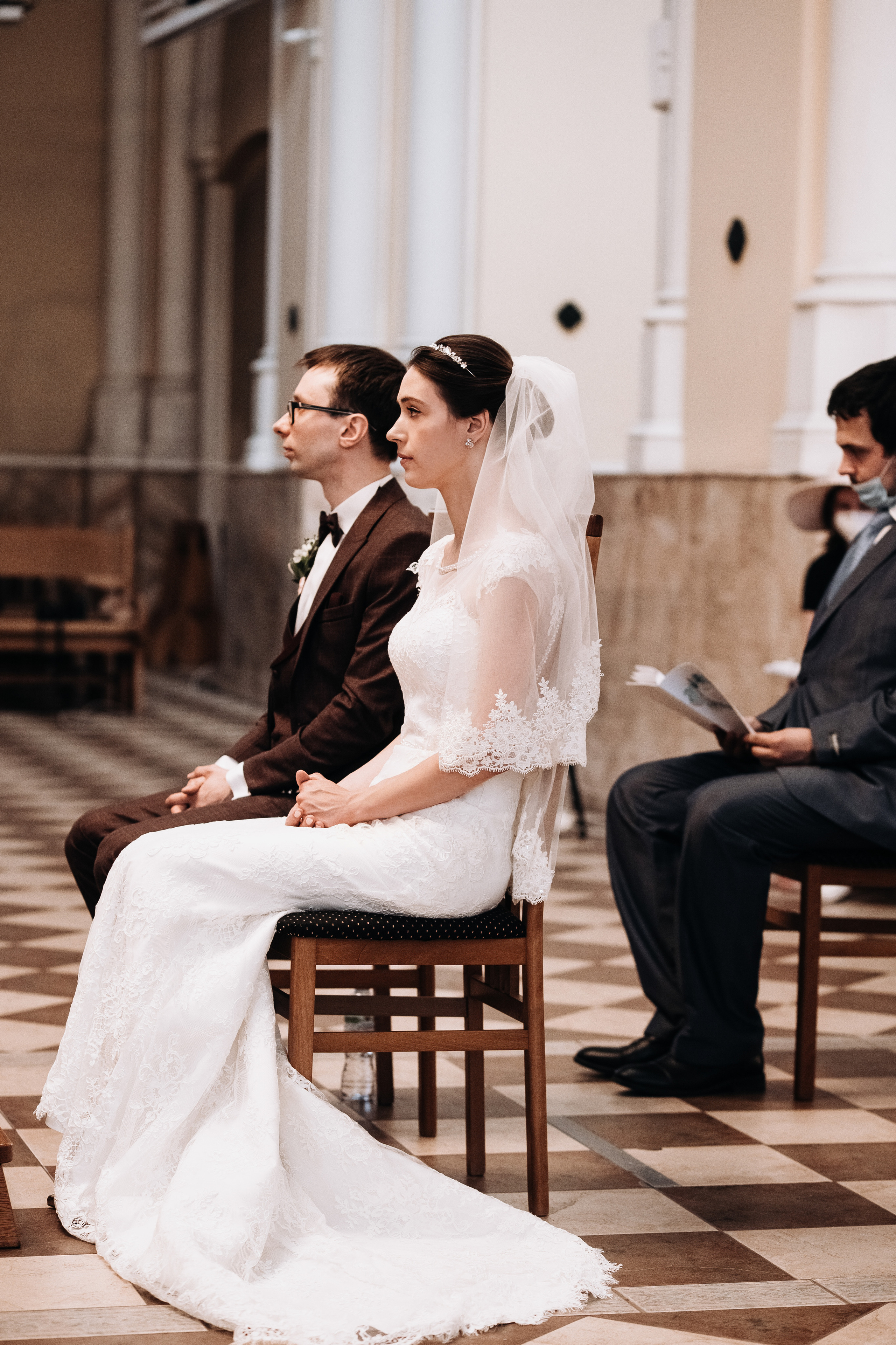 Олег и Вера. Венчание в католическом храме. Свадебный и семейный фотограф в Москве Евгения Лисина