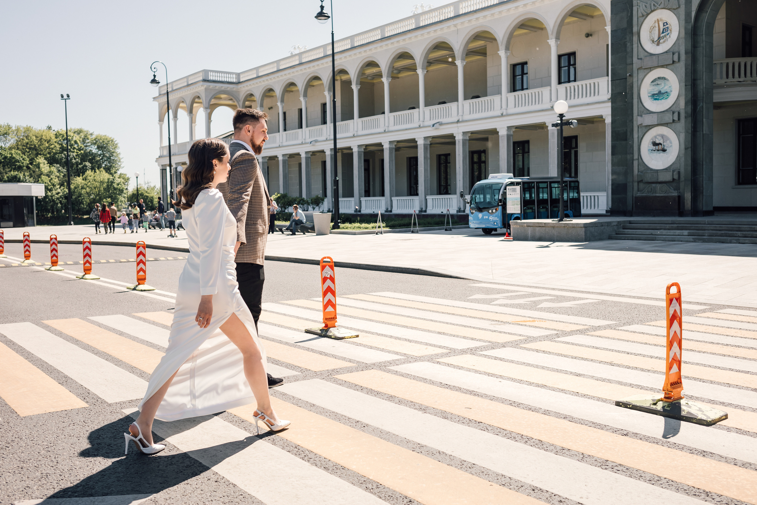 Таня и Саша. Речной вокзал. Свадебный и семейный фотограф в Москве Евгения Лисина