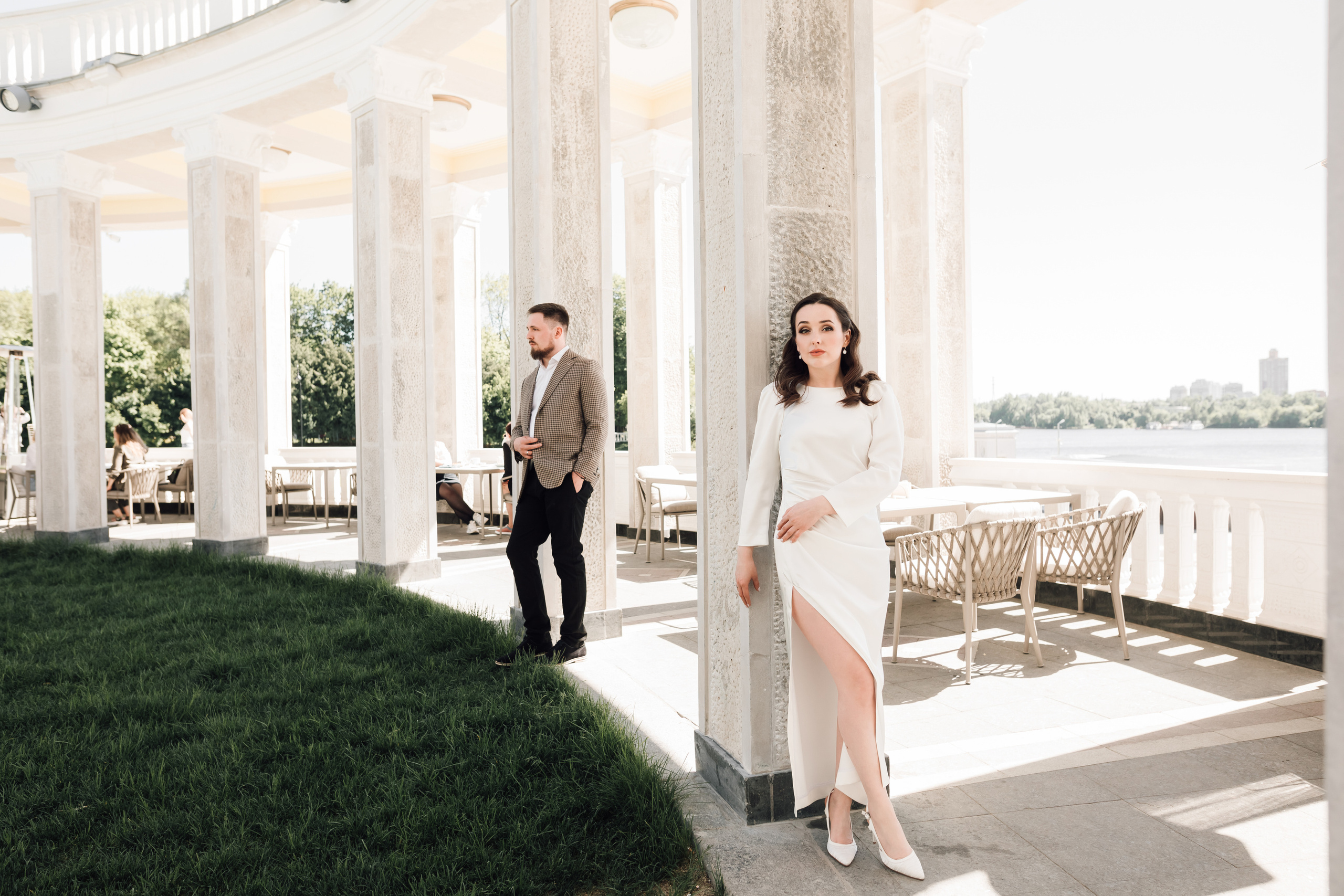 Таня и Саша. Речной вокзал. Свадебный и семейный фотограф в Москве Евгения Лисина