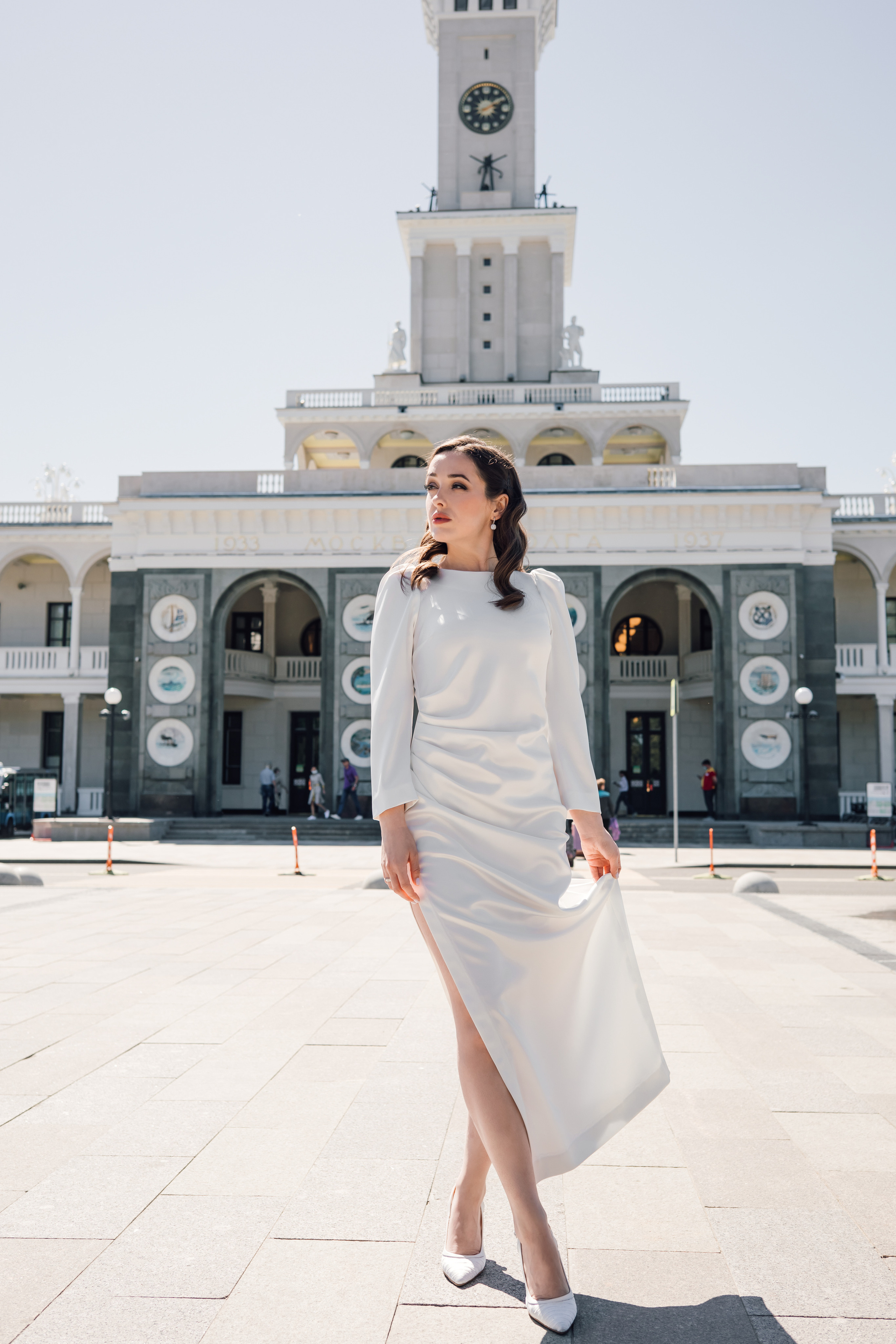 Таня и Саша. Речной вокзал. Свадебный и семейный фотограф в Москве Евгения Лисина