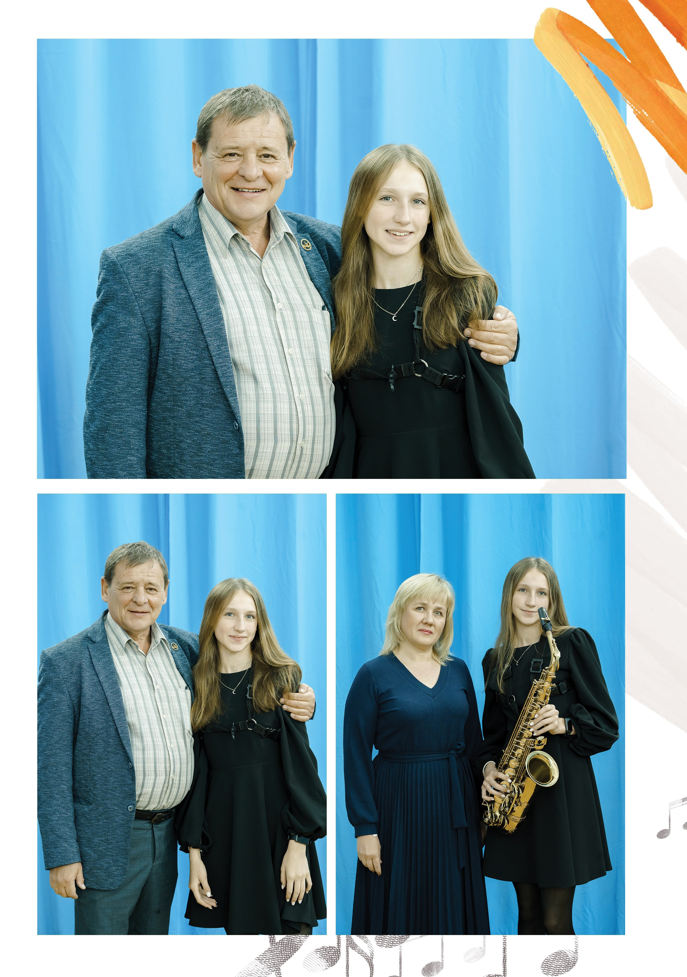 Валерия, саксофон. Фабрика выпускных альбомов