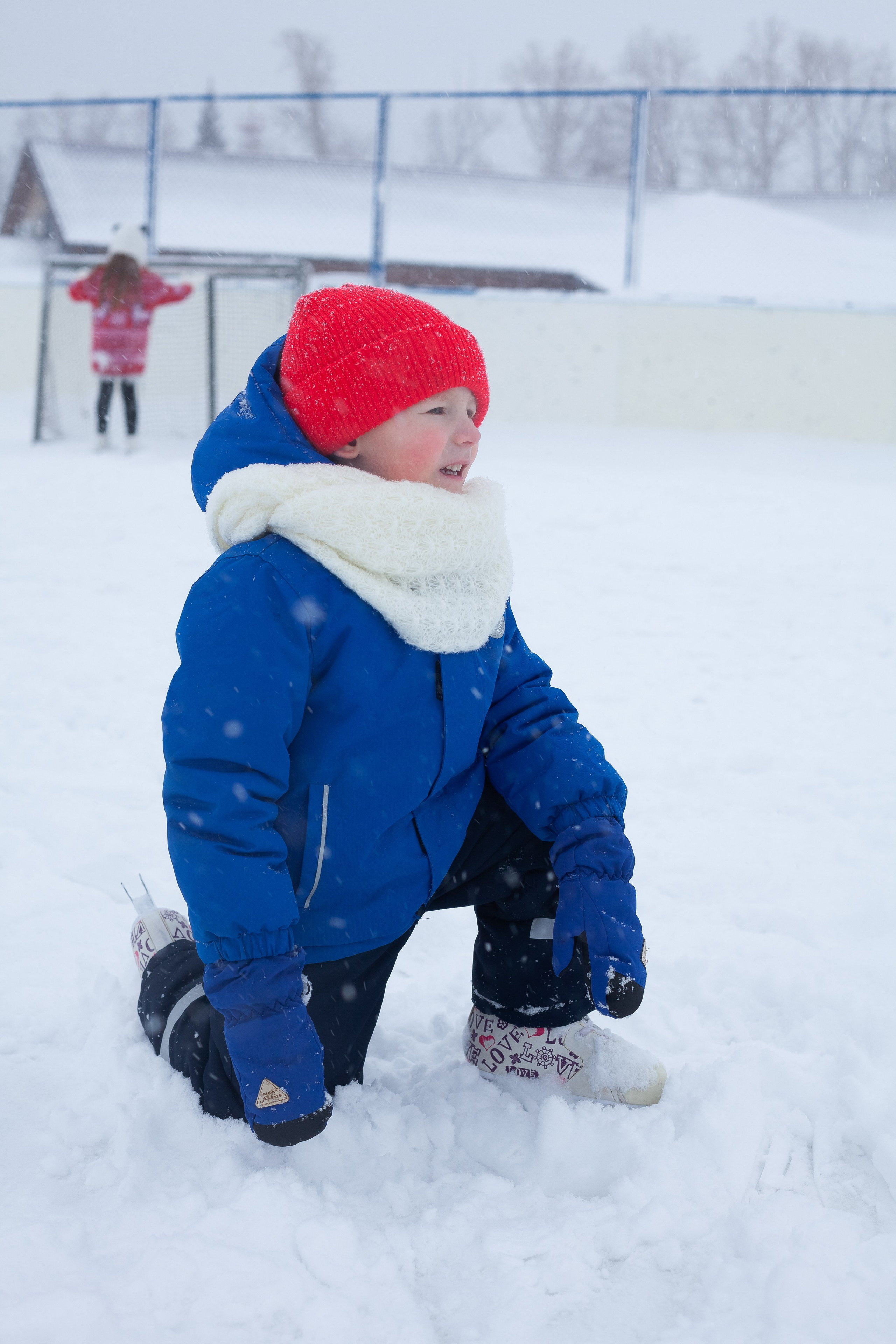 Детская фотосессия на катке. Фотограф в Томске Евгения Гуляева