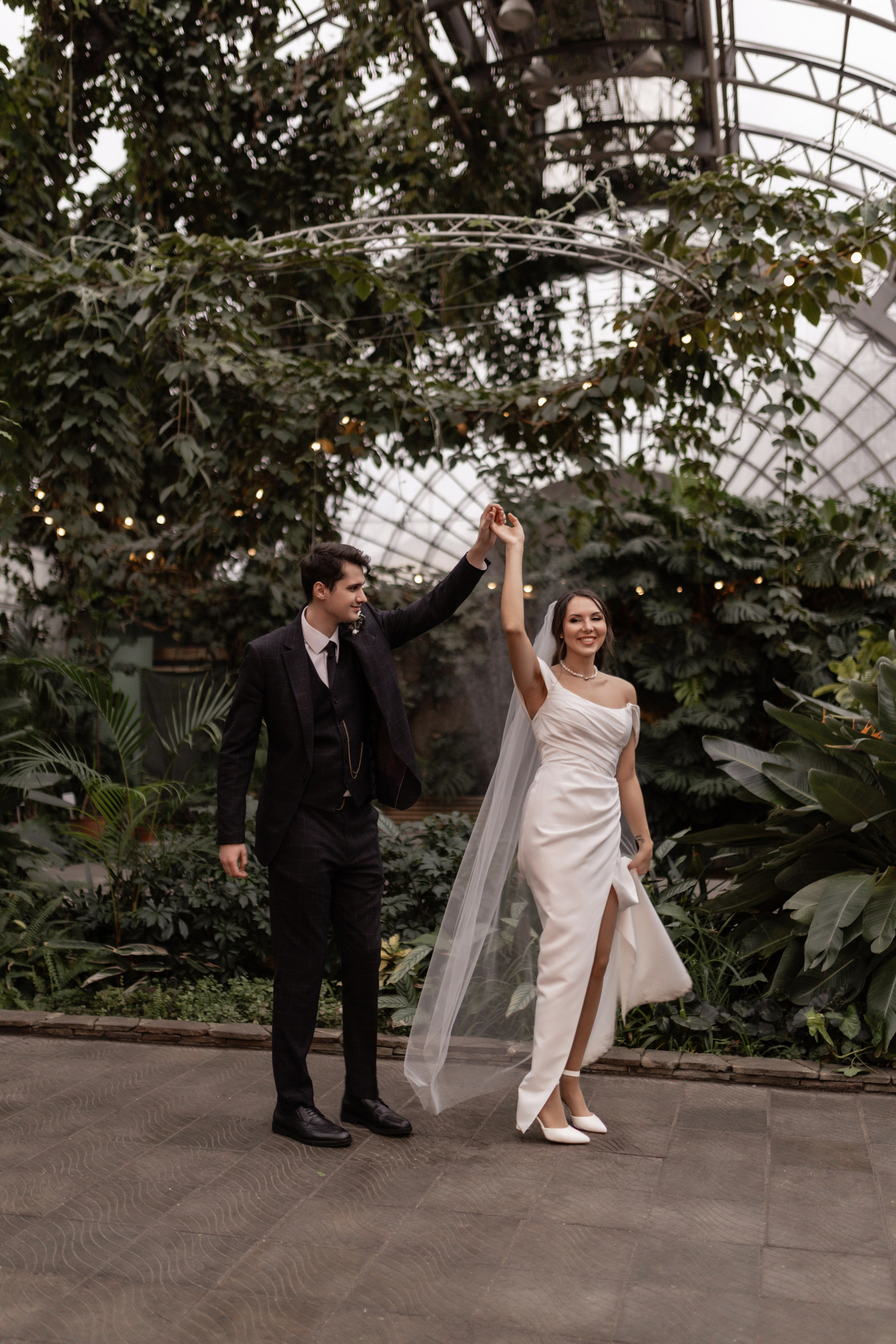 Бажена+Дмитрий Оранжерея. Фотограф в Санкт-Петербурге