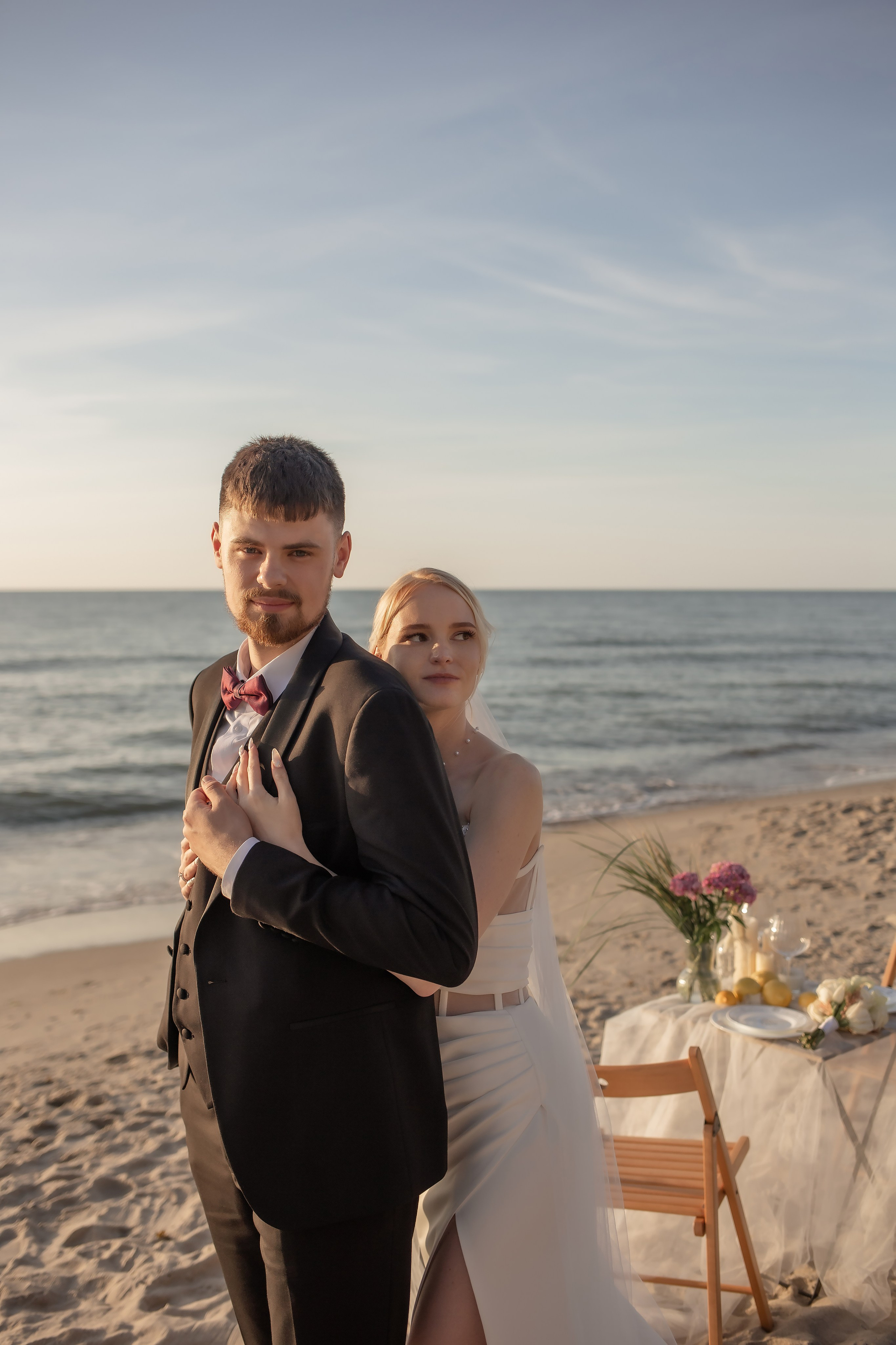 Александра и Влад. На закате. Фотограф в Калининграде Решетникова Алина