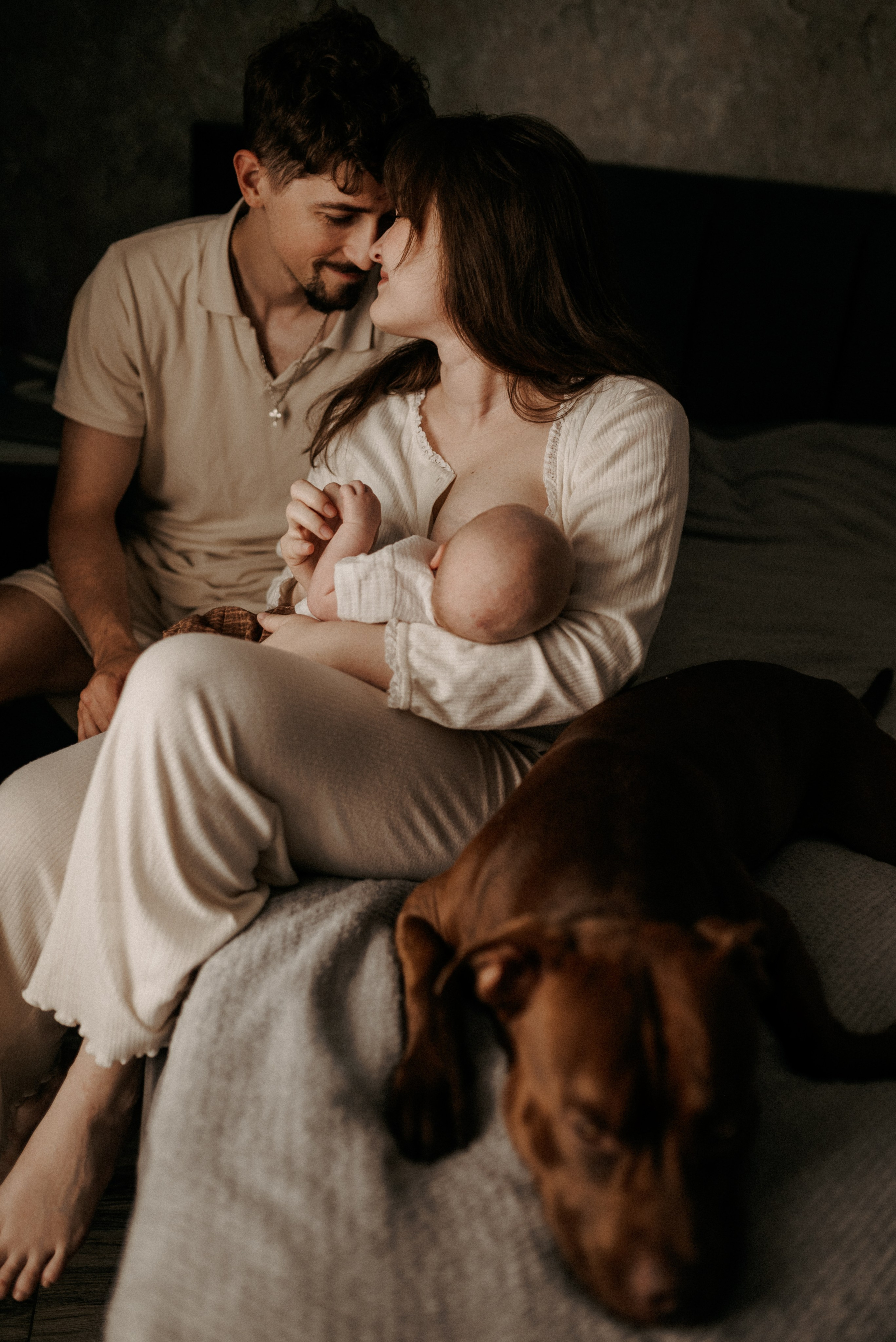 Я родился! ♥  Фотосессия новорожденного дома. Семейный фотограф ЕЛЕНА ШАФИГУЛИНА