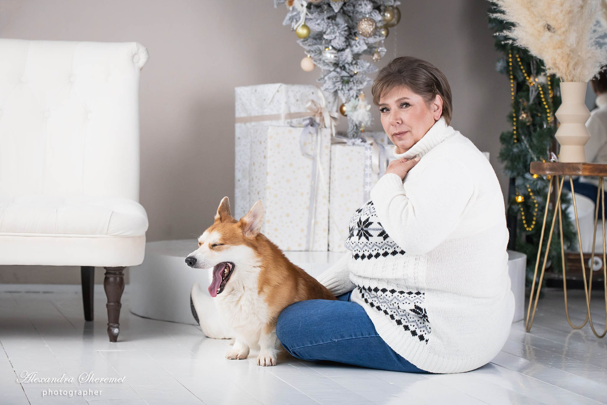 Лена & корги. Фотограф-анималист Александра Шеремет