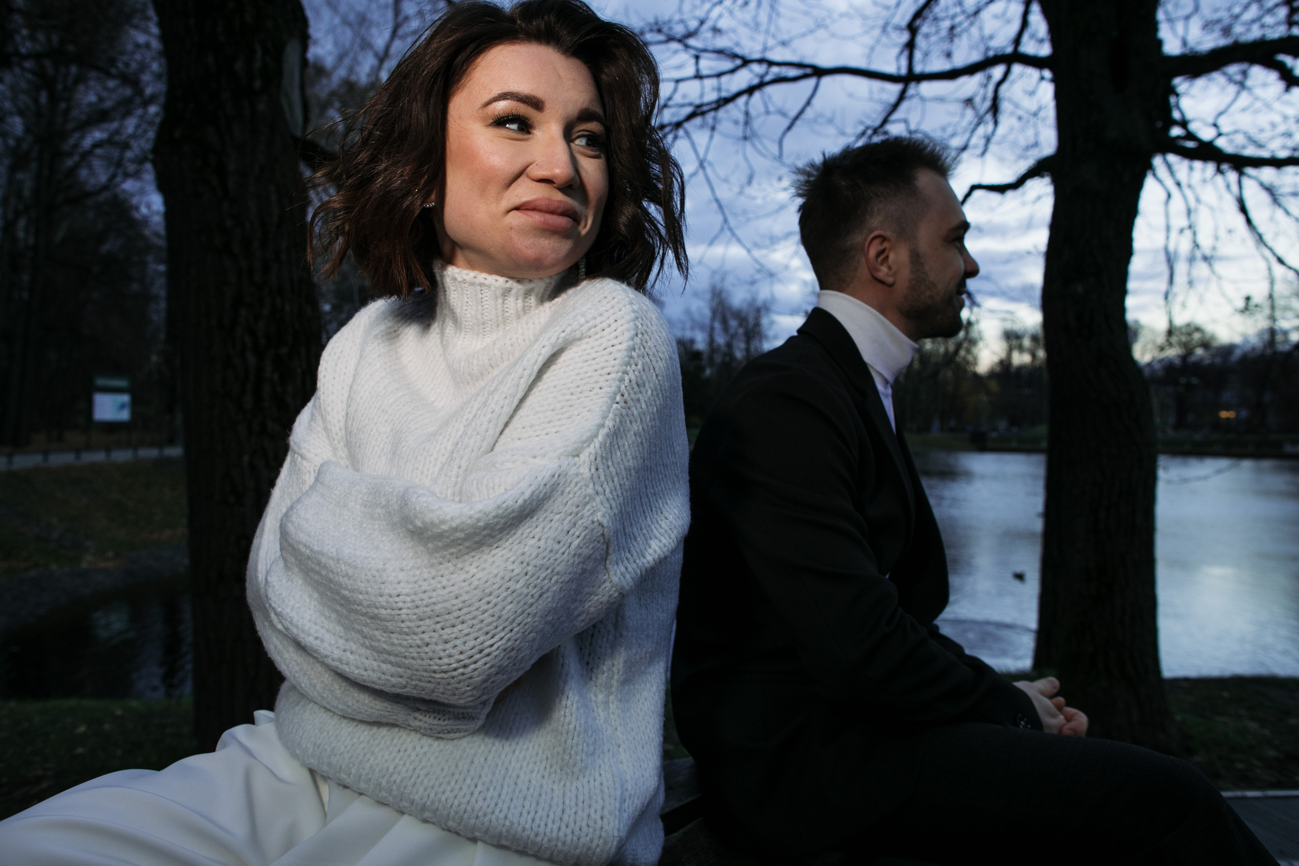 Осенний ботанический. Свадебный фотограф в Москве Аля Загирова