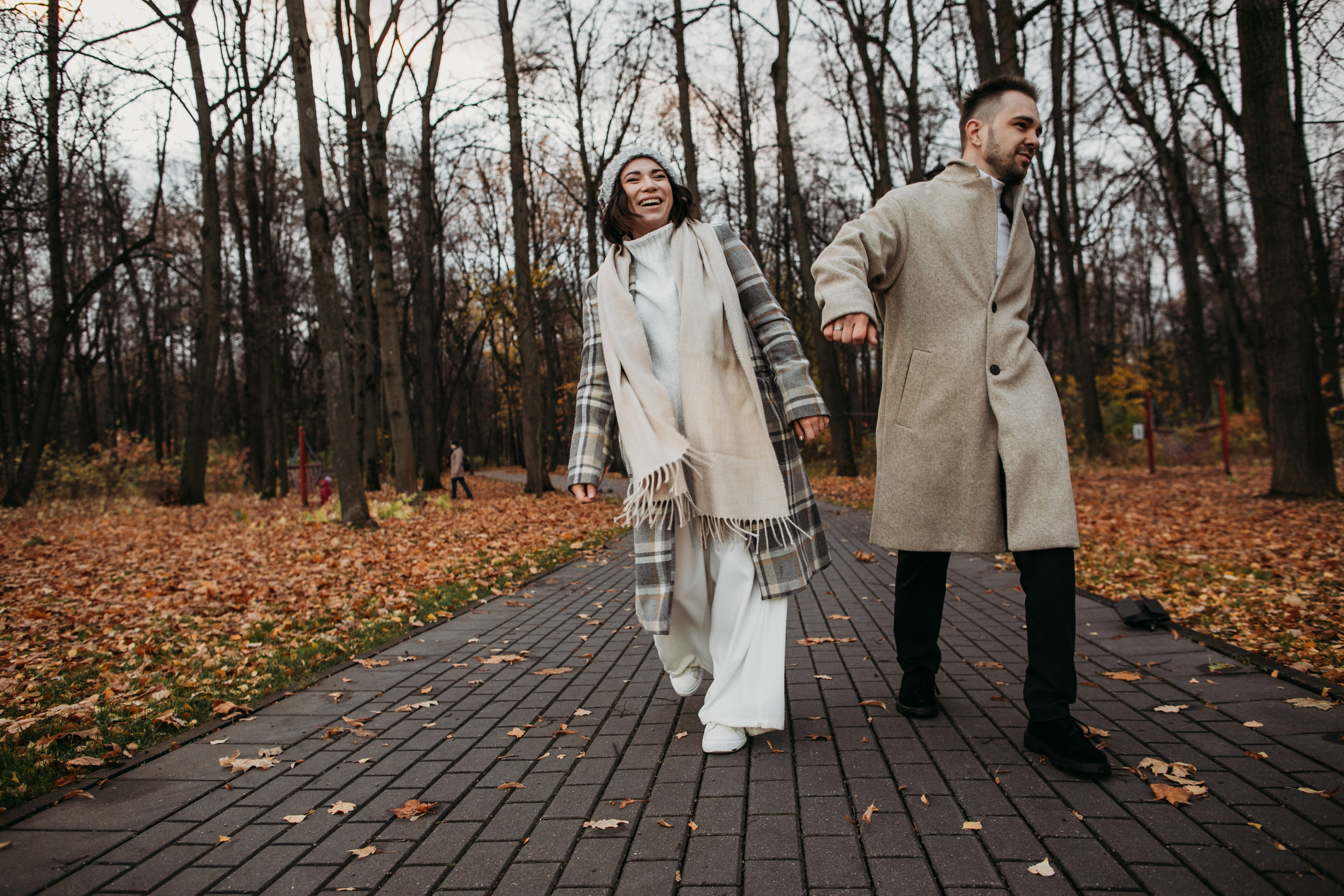 Осенний ботанический. Свадебный фотограф в Москве Аля Загирова
