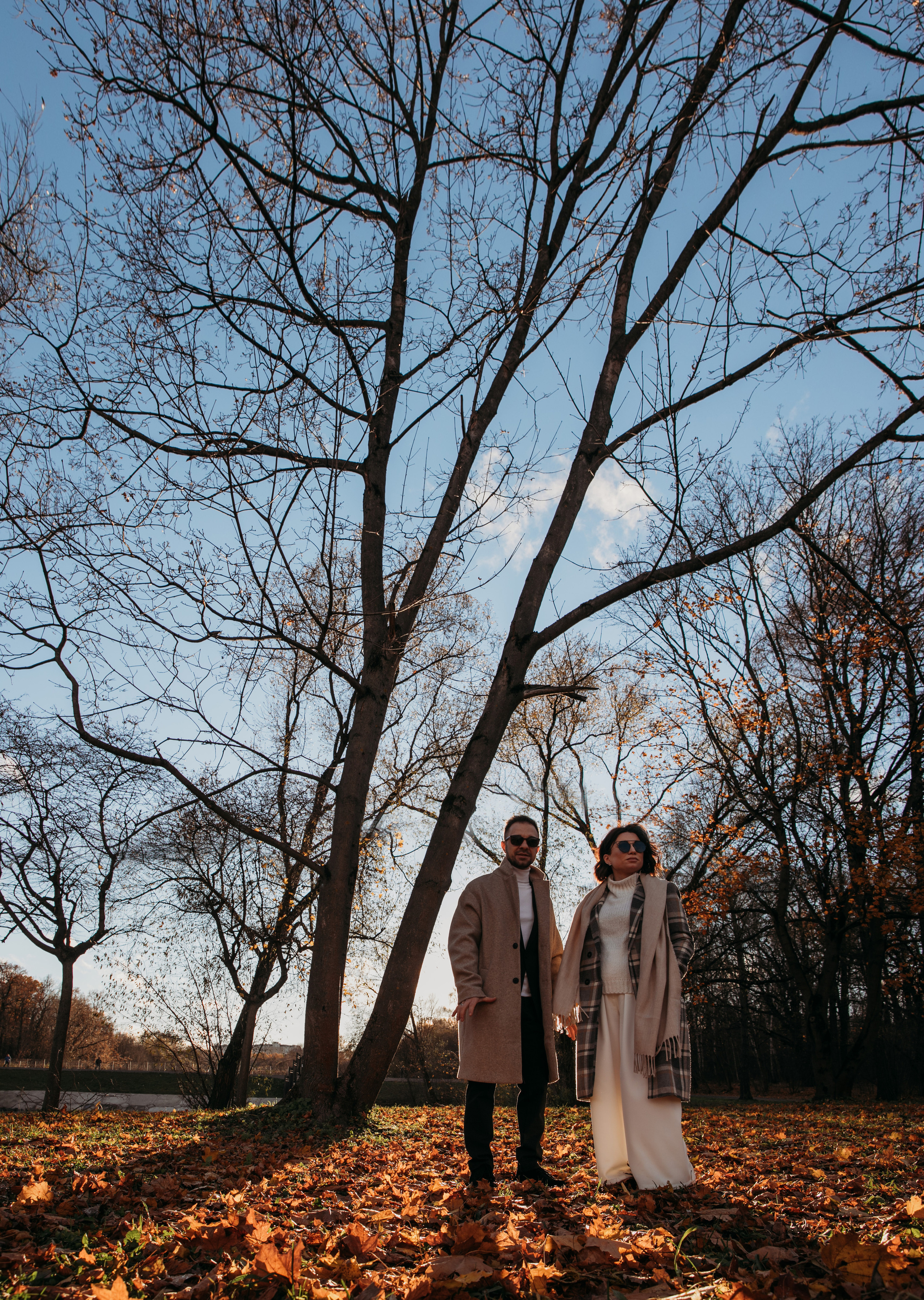 Осенний ботанический. Свадебный фотограф в Москве Аля Загирова