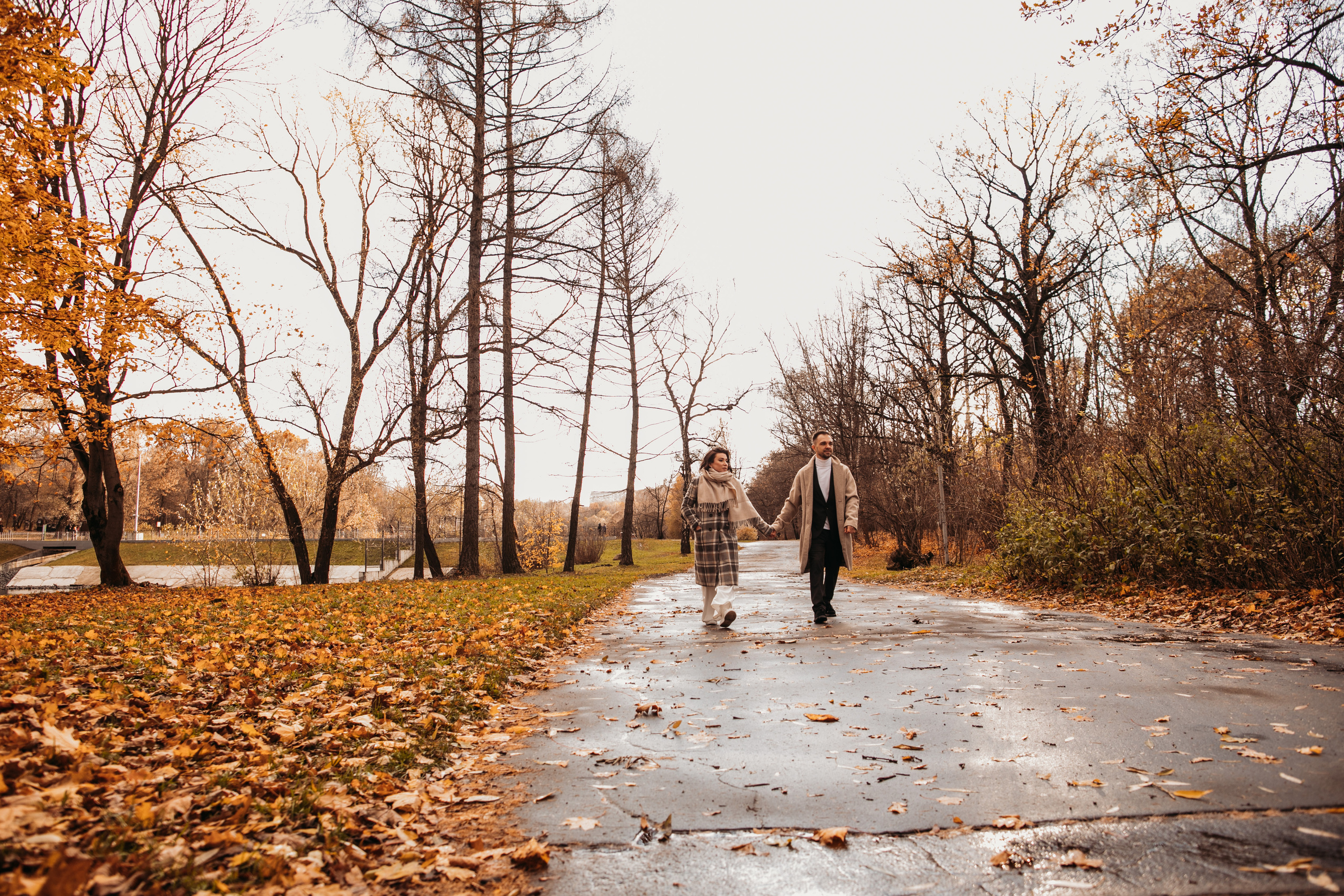 Осенний ботанический. Свадебный фотограф в Москве Аля Загирова