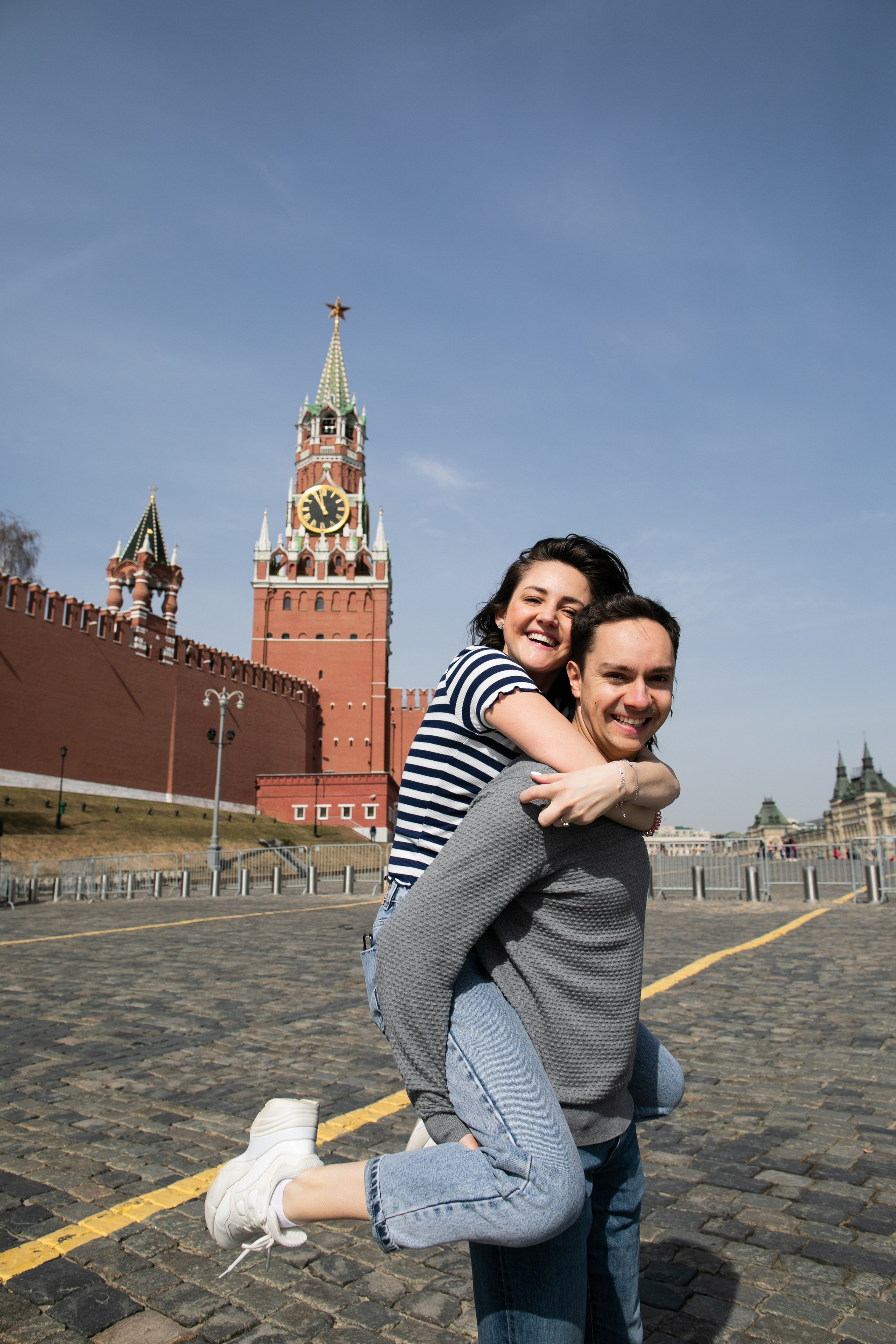На Красной площади. Свадебный фотограф в Москве Аля Загирова