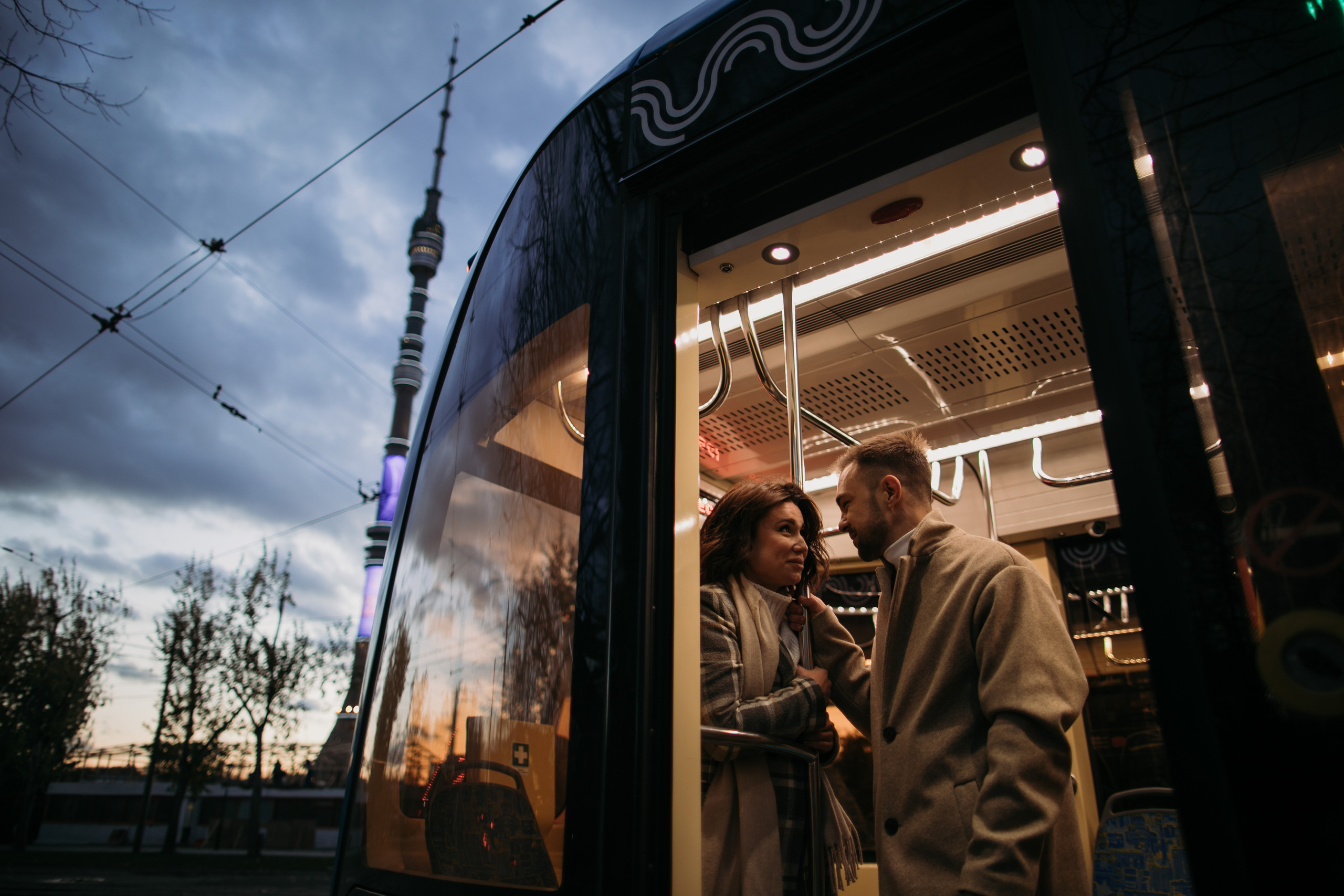 необчная свадебная прогулка