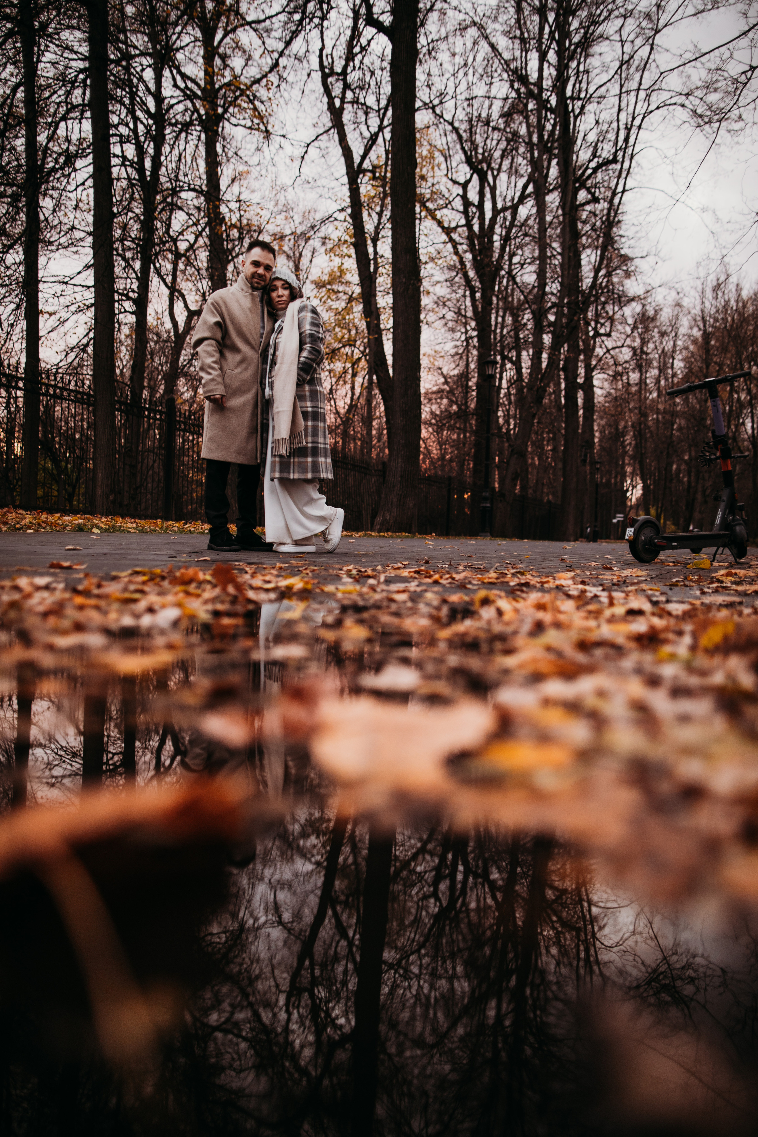 Осенний ботанический. Свадебный фотограф в Москве Аля Загирова