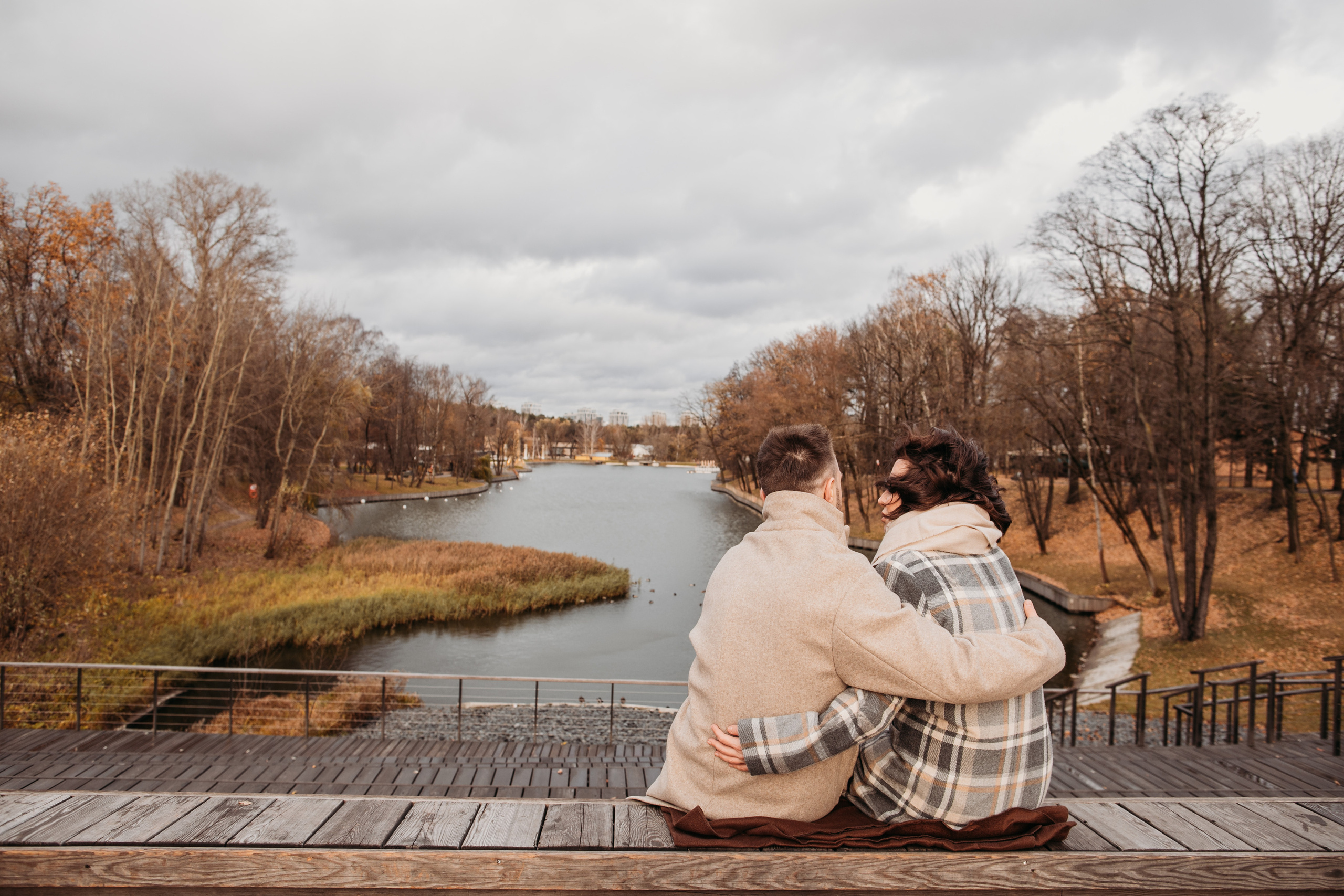 Осенний ботанический. Свадебный фотограф в Москве Аля Загирова