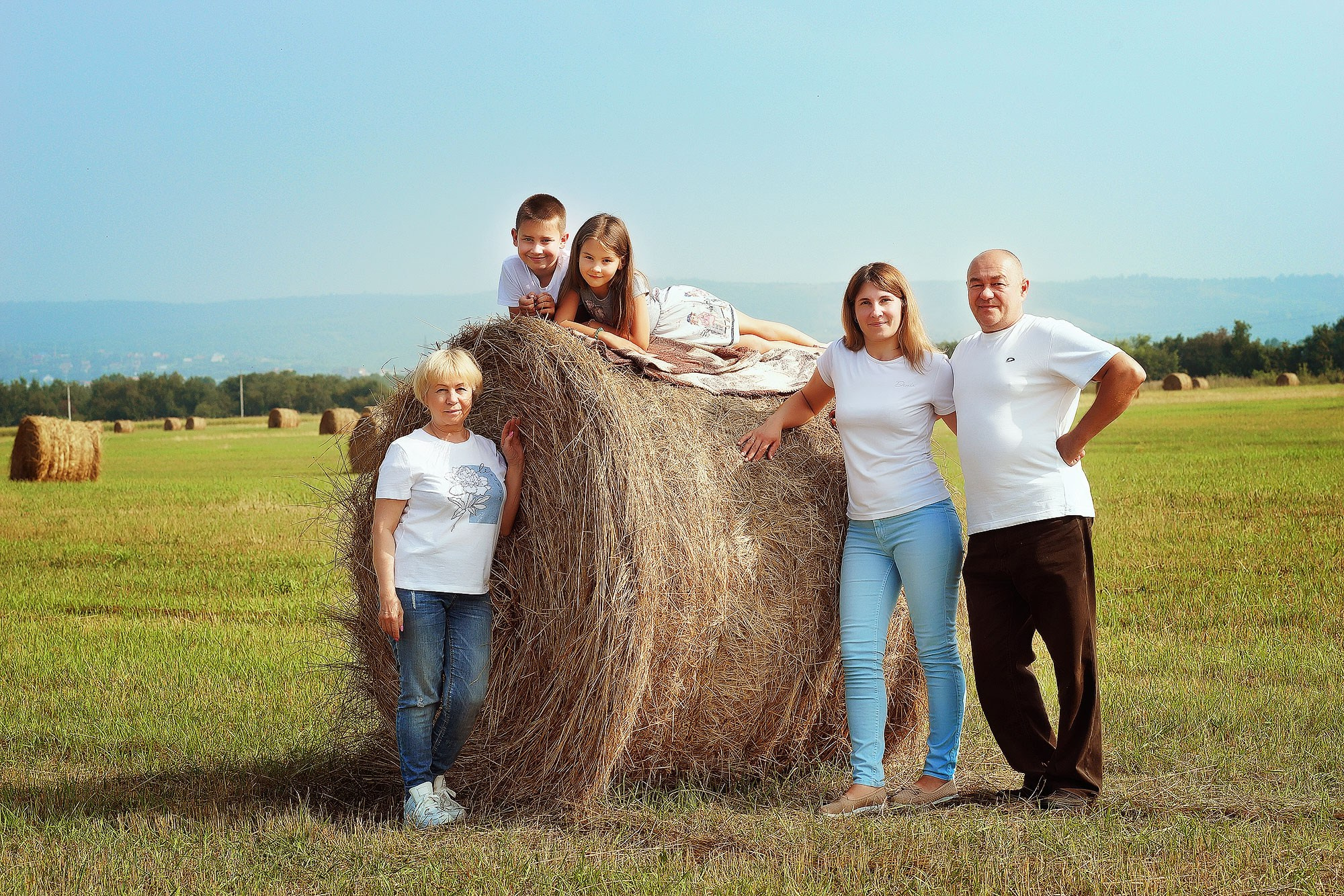 Семейная съёмка на природе. Семейный фотограф г. Новокузнецк Юлия Машникова