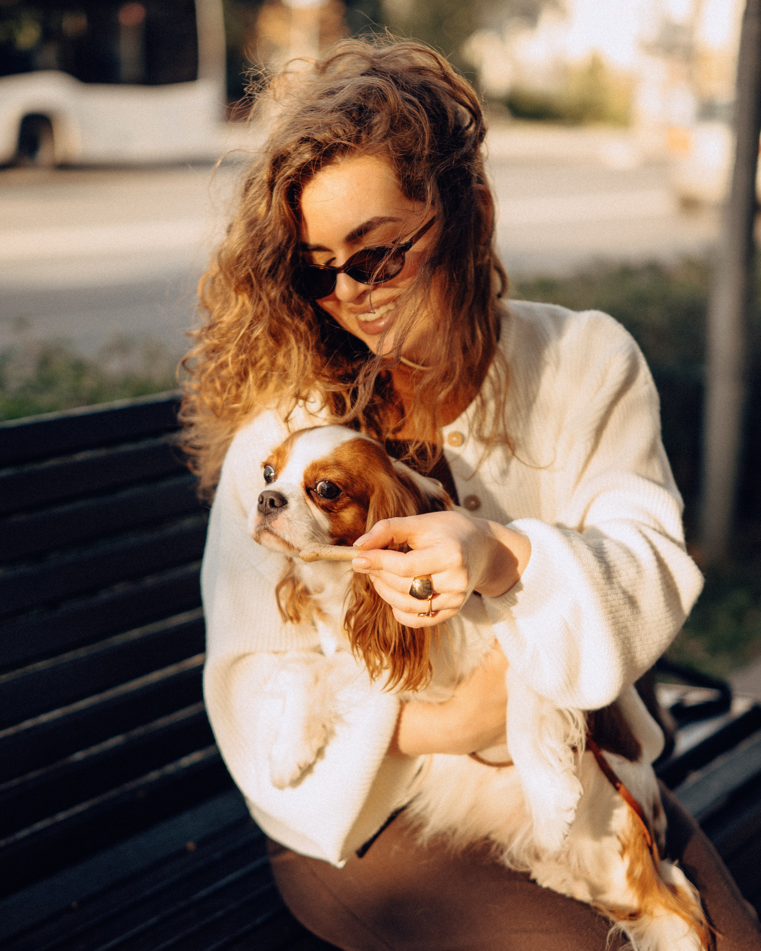 Осенняя фотосессия с собачкой