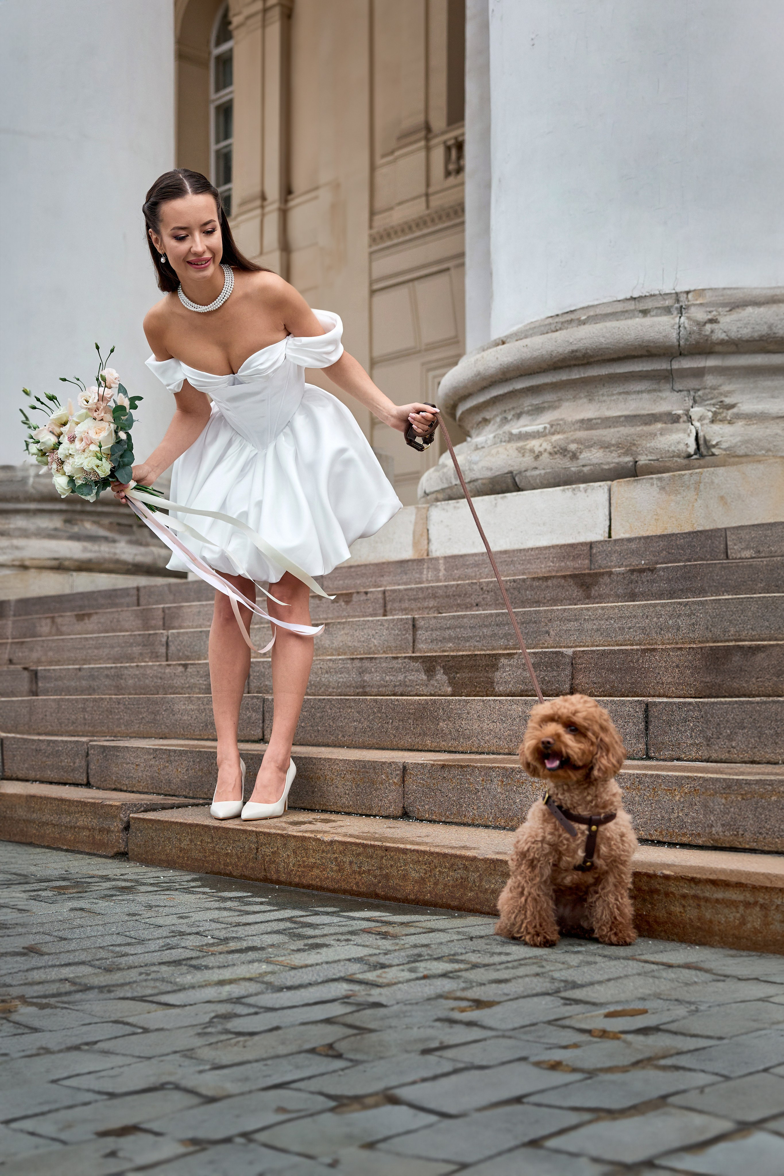 Свадебная прогулка в центре Москвы