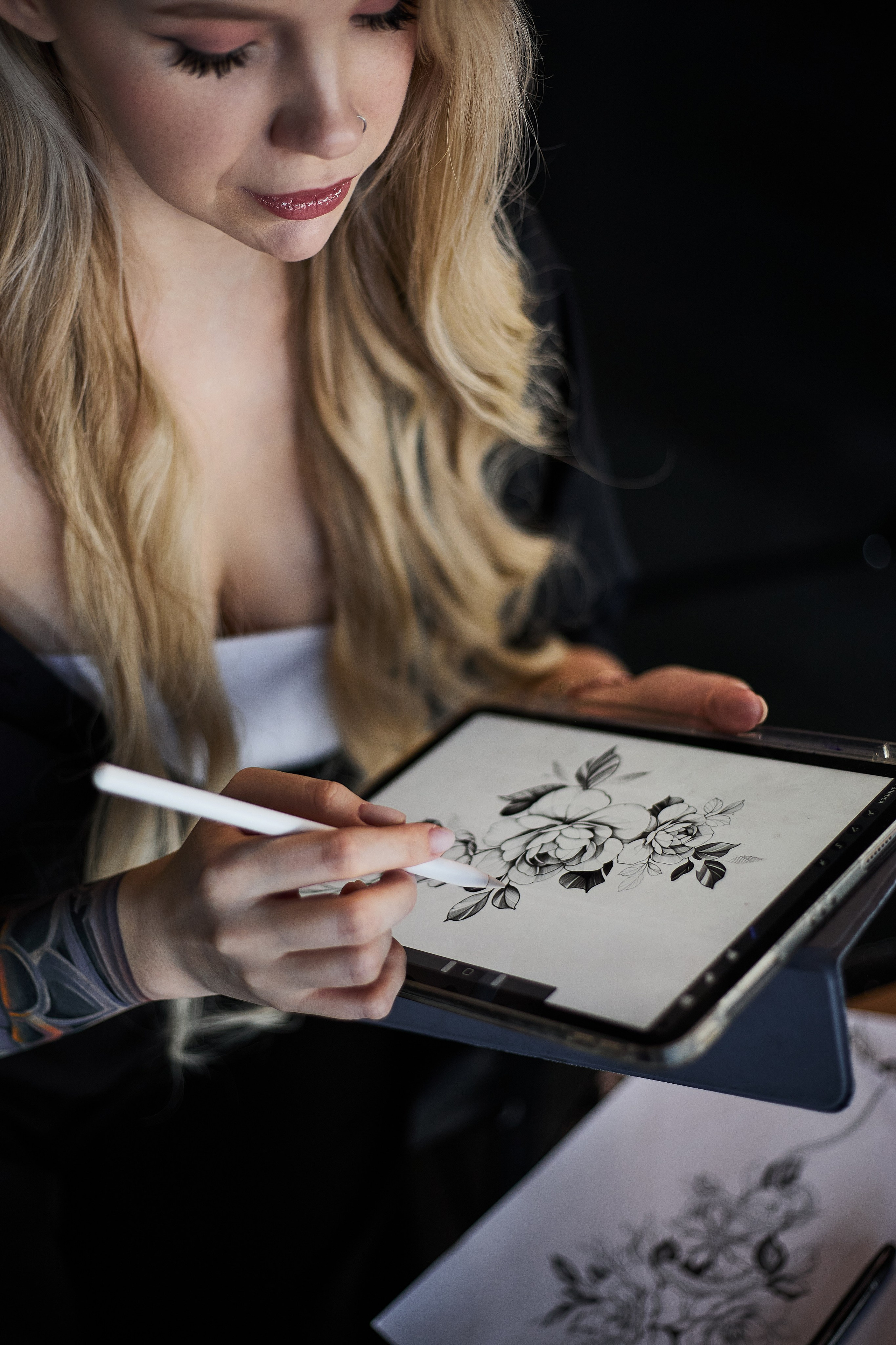 Тату мастер. Репортажный Фотограф Москва Дарья Лунева